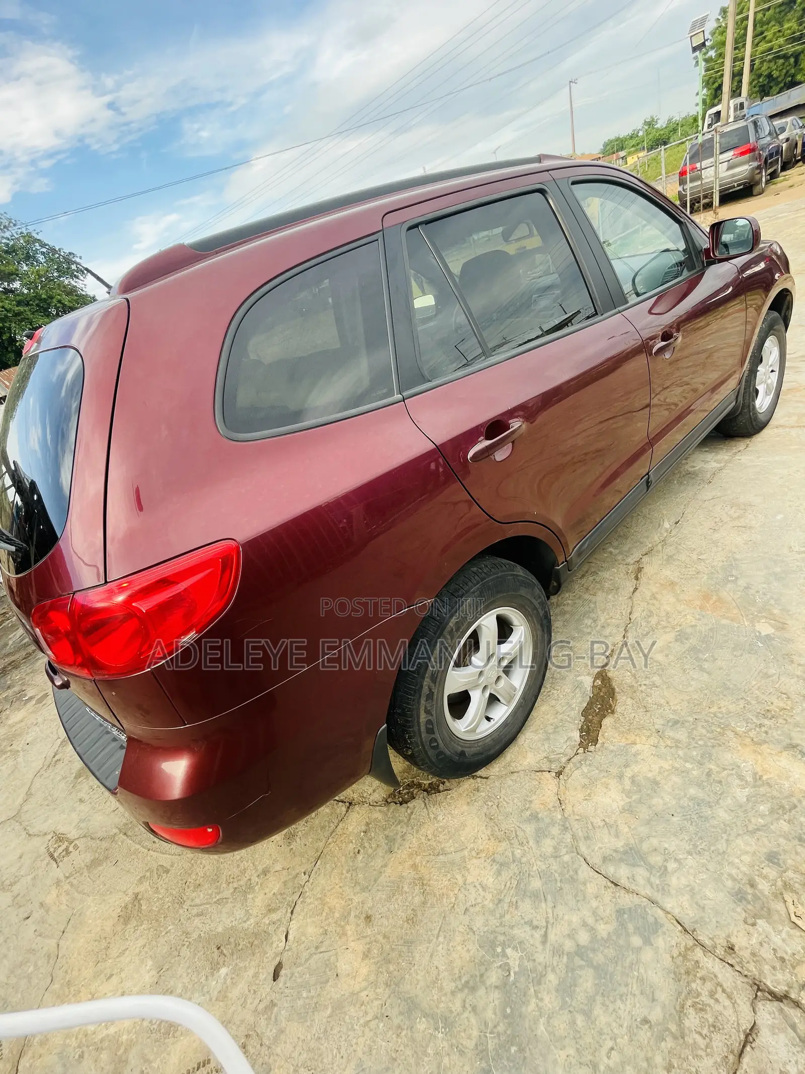 Hyundai Santa Fe 2008 Burgundy