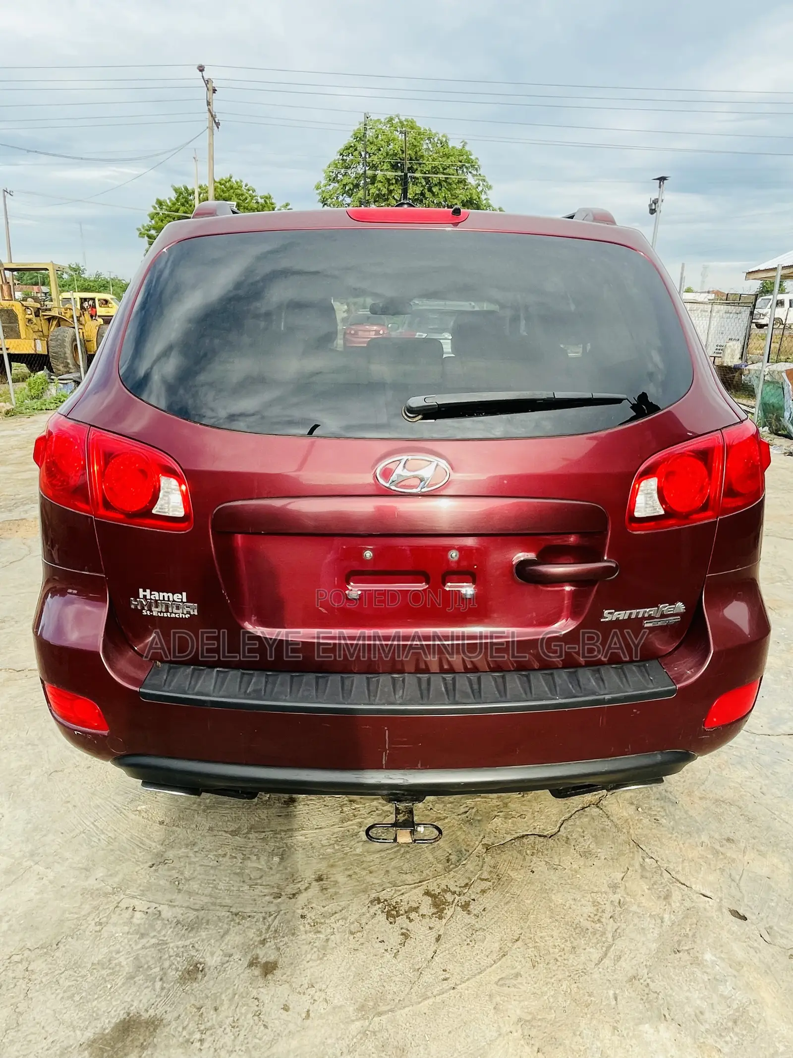 Hyundai Santa Fe 2008 Burgundy