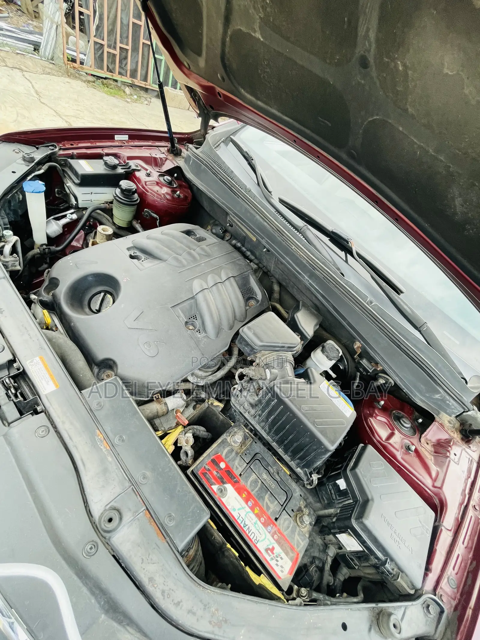 Hyundai Santa Fe 2008 Burgundy