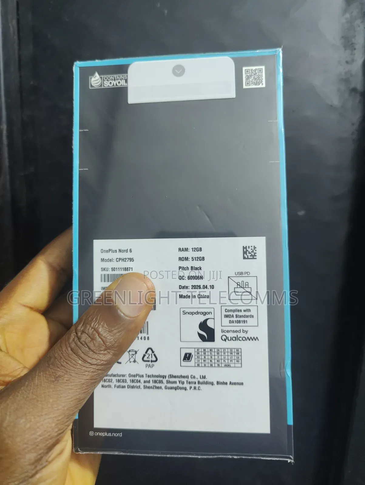 New OnePlus Nord 5 512 GB Black
