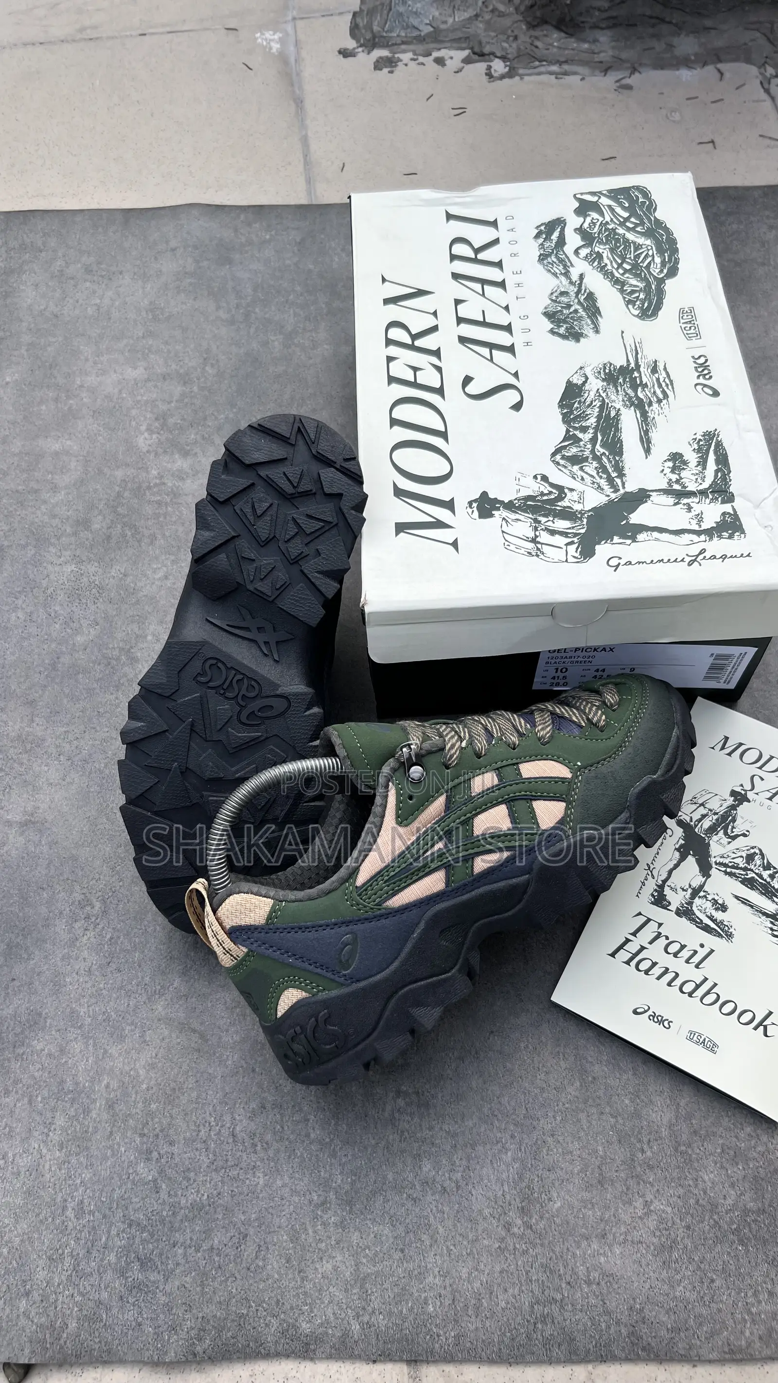 Original Asics Green Urban High Quality
