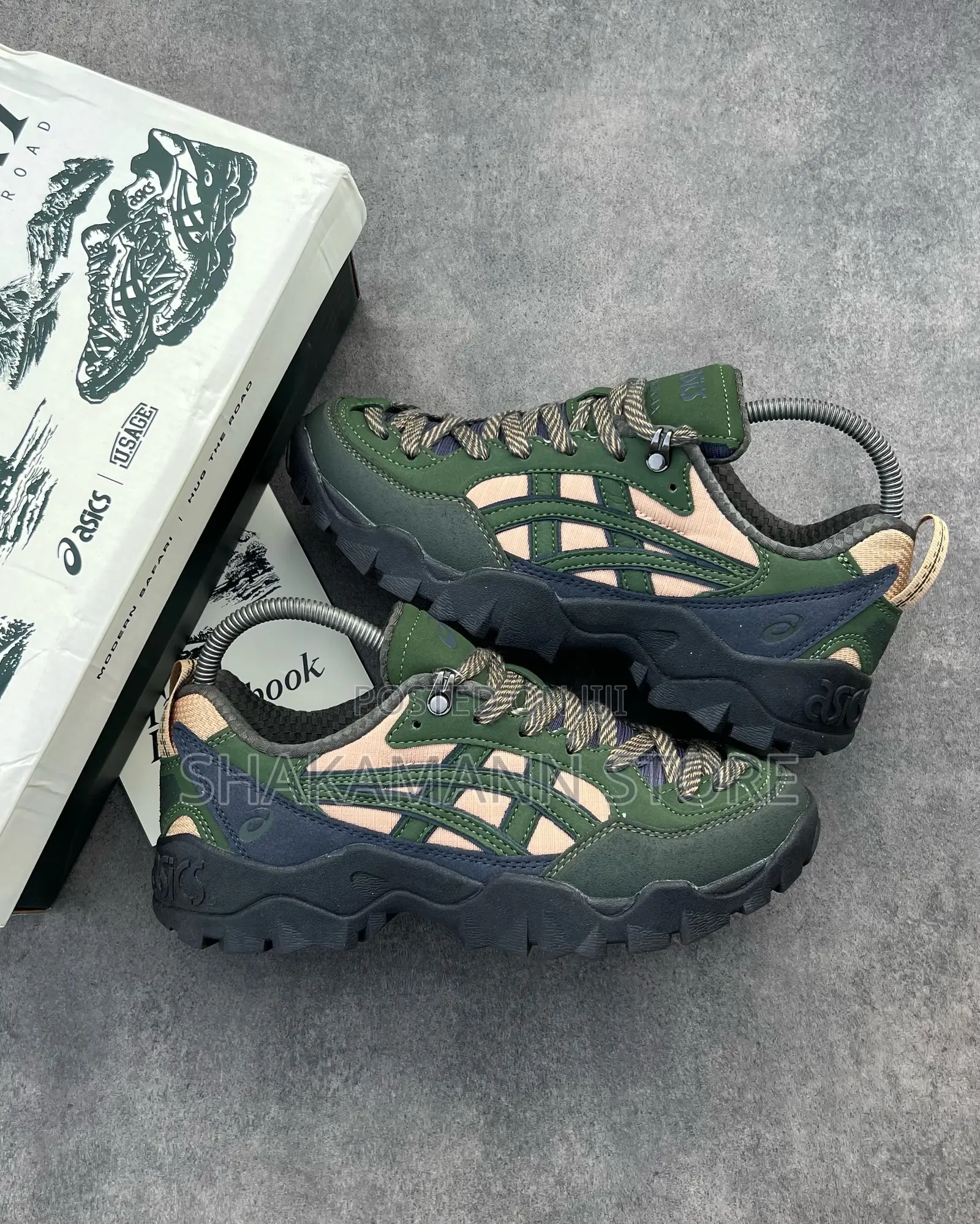 Original Asics Green Urban High Quality