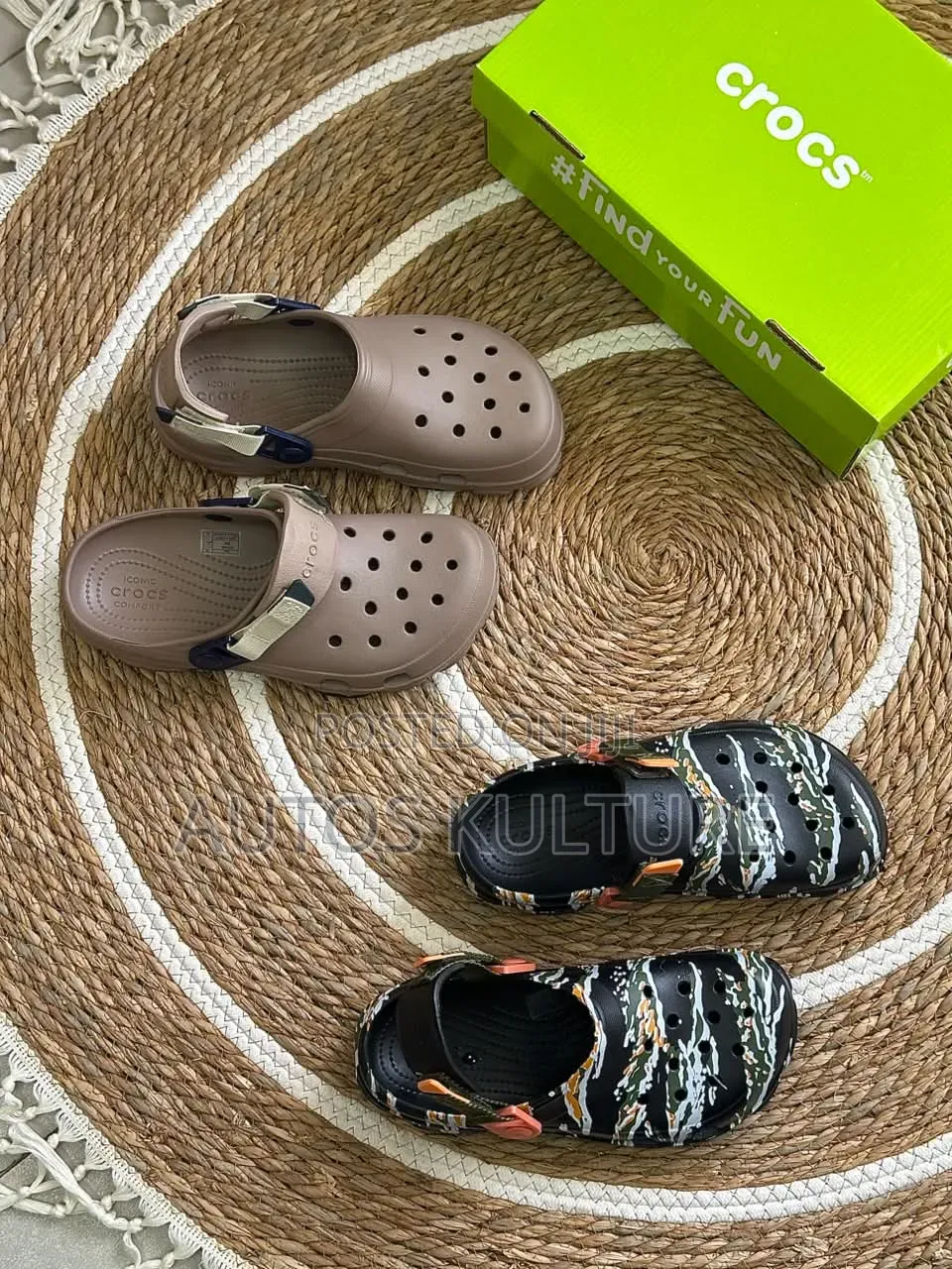 Newly Arrived Plain Terrian and Camouflage Crocs