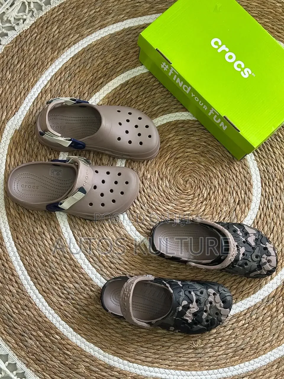 Newly Arrived Plain Terrian and Camouflage Crocs