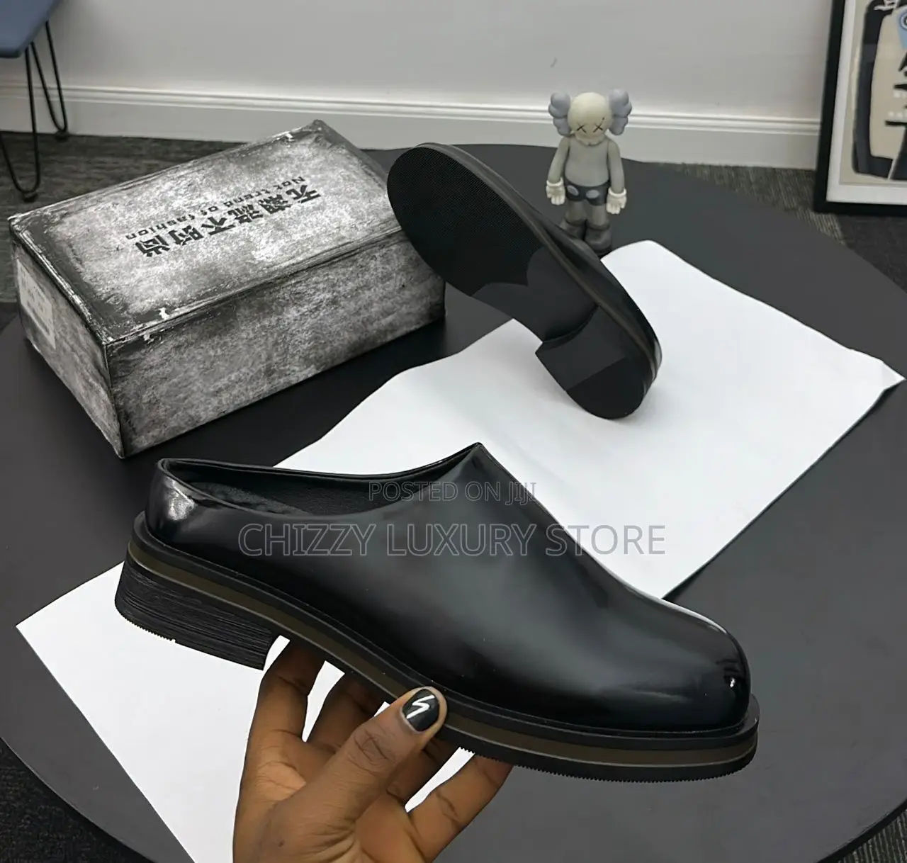 FDCP Quality Luxury Men Genuine Leather Half Shoe