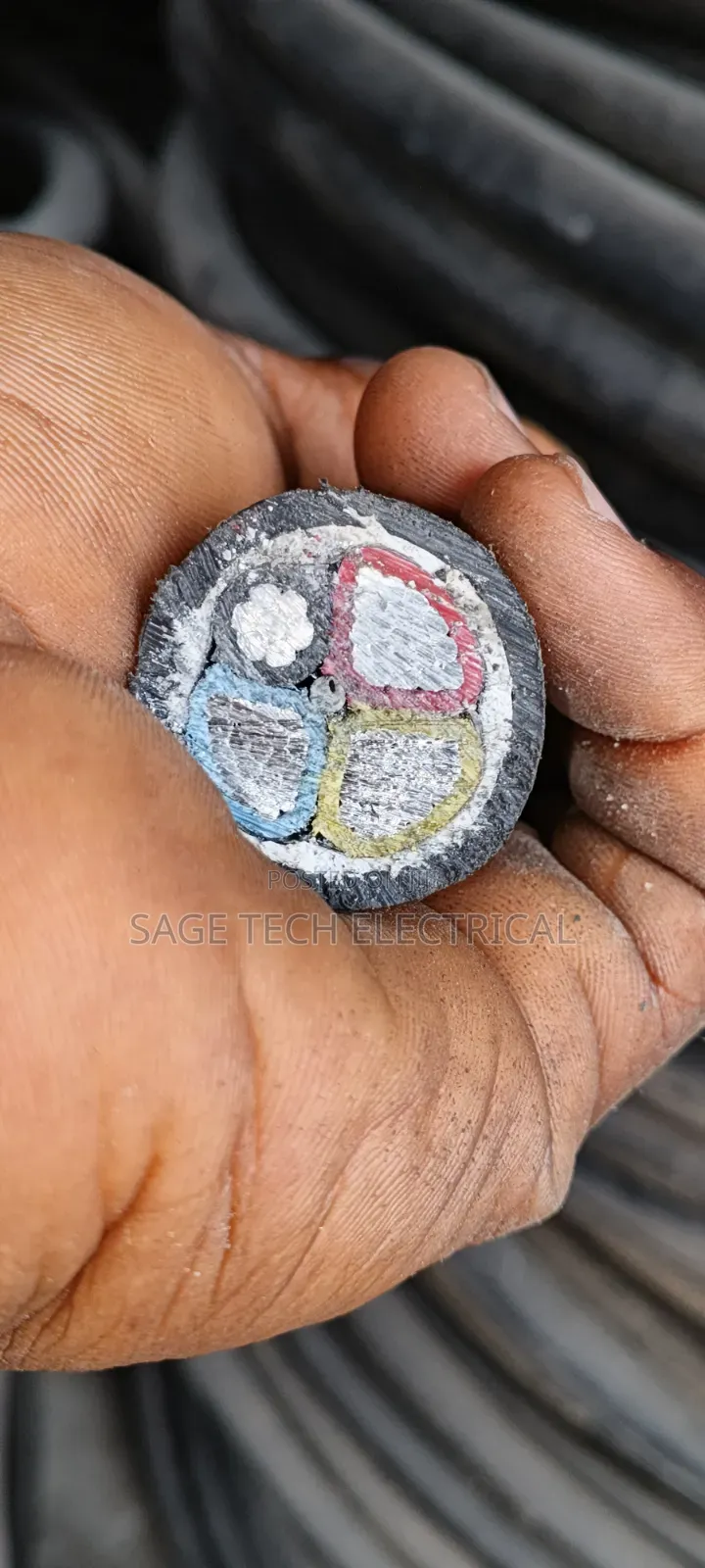 50mm 3core + 25mm Single PVC PVC Aluminum E