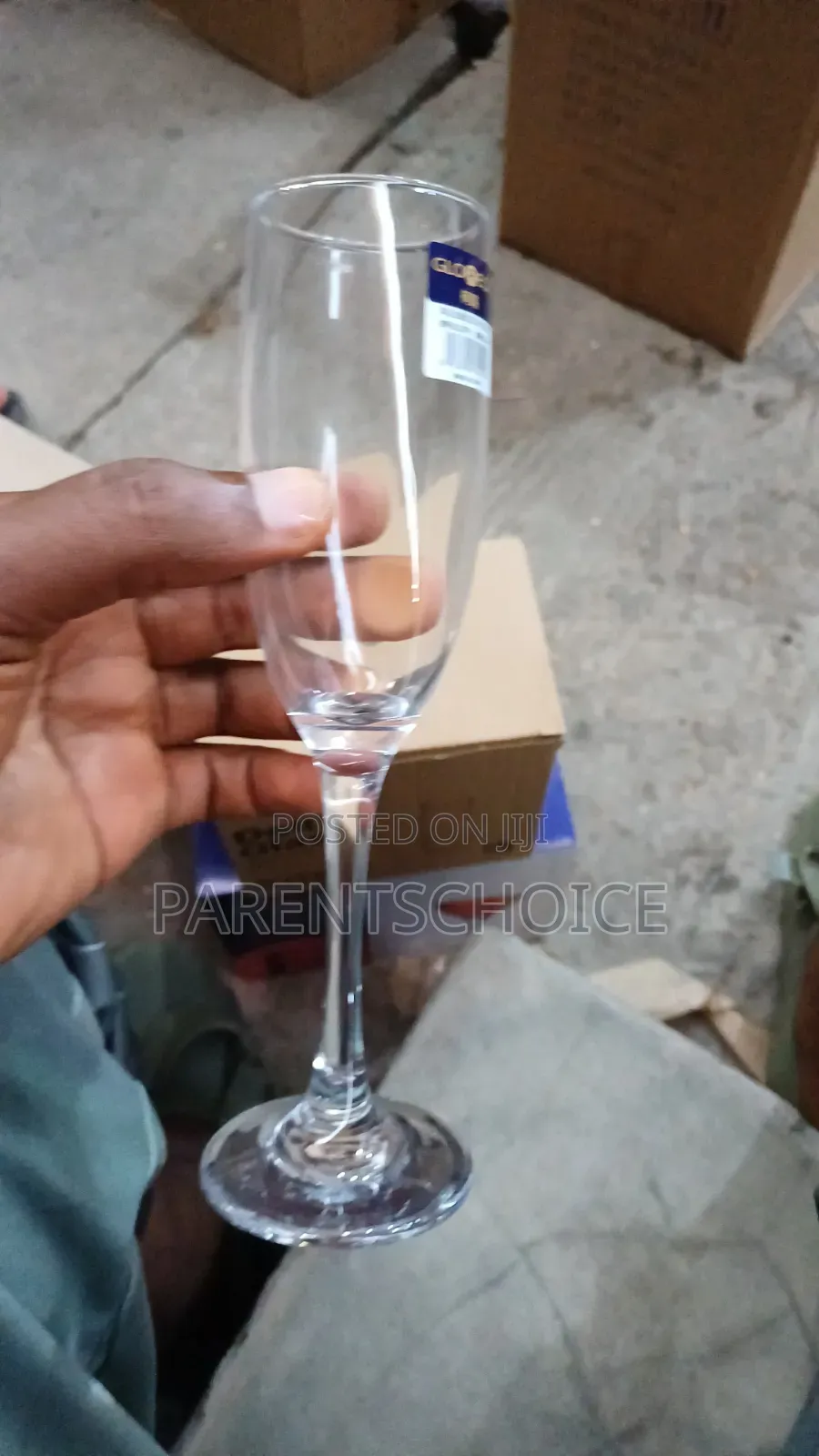 Glassware 6 PCS Slim Stemmed Champage Glass Cup