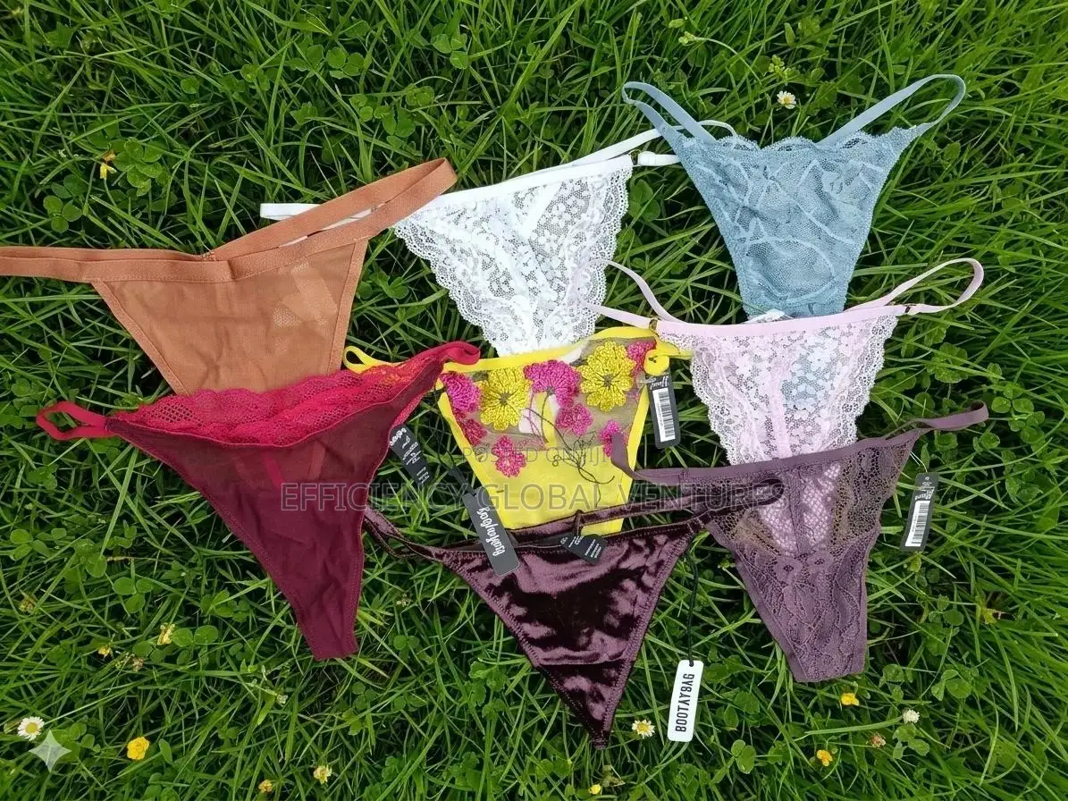 Assorted G-String Pack – 12-PCS Luxury Lace Underwear Set