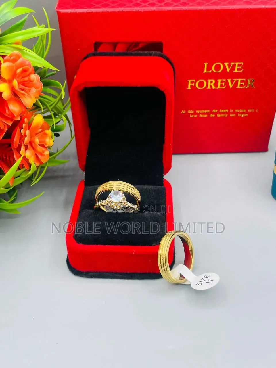 Gold Wedding Steel Rings Fr 7