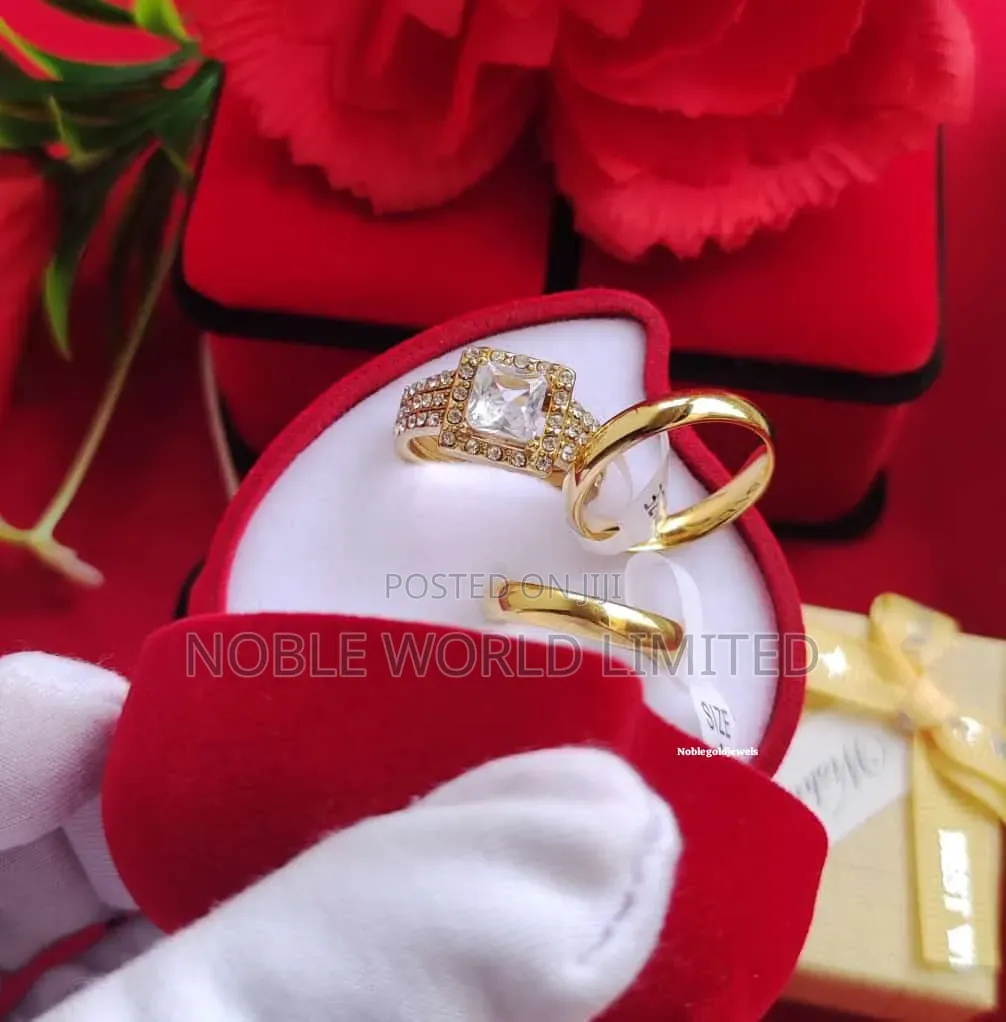 Gold Wedding Steel Rings Fr 7