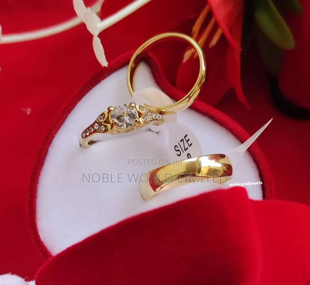 Gold Wedding Steel Rings Fr 7