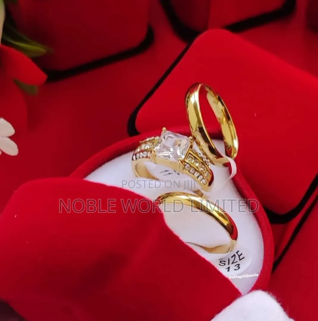Gold Wedding Steel Rings Fr 7
