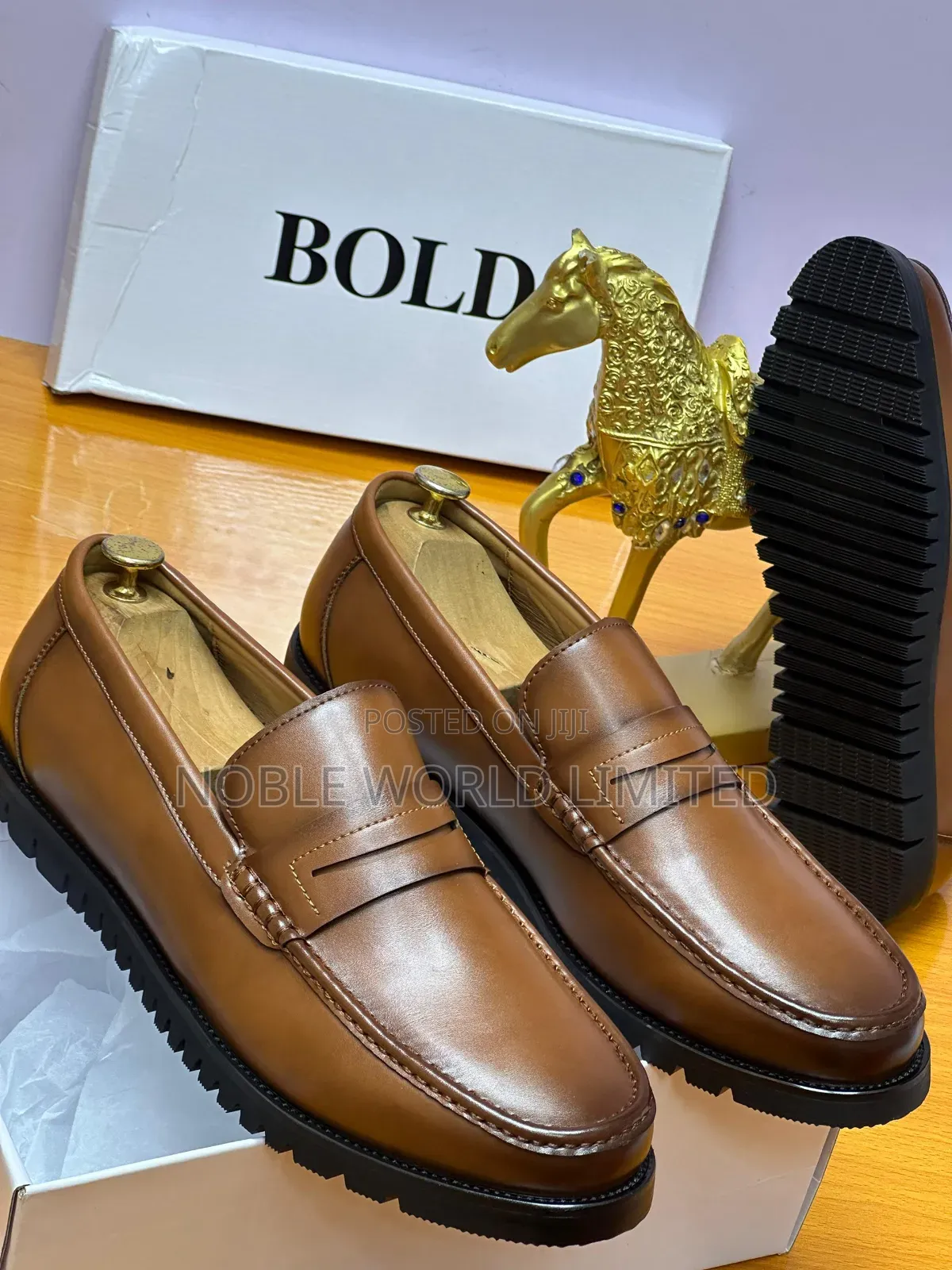 Men's Bold Black/Brown Corporate Shoes Oso 7h