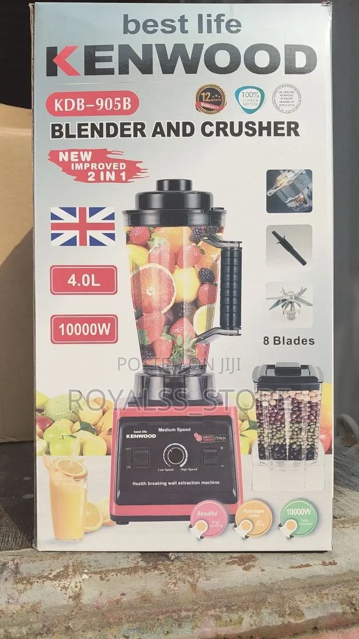 10,000watts 4l Kenwood Commercial Blender Grinder Uk Standard