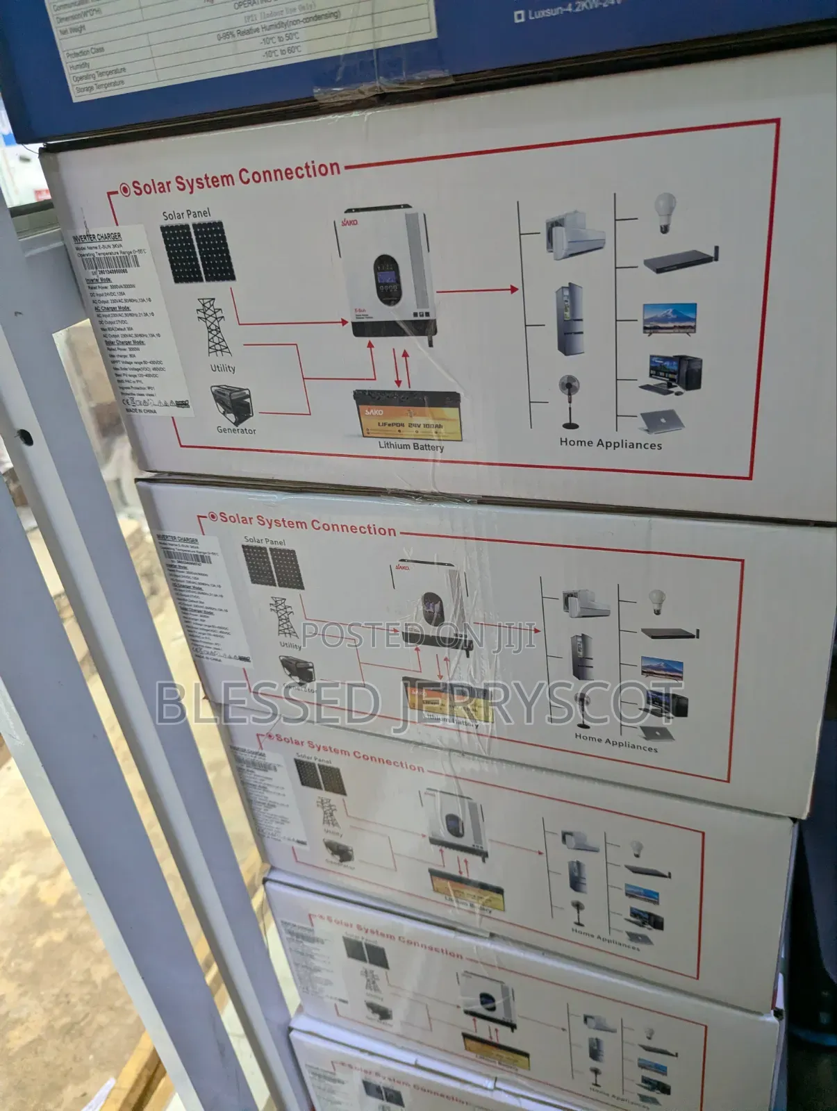 Sako 3kva 24v Hybrid Solar Inverters Available in Stock.