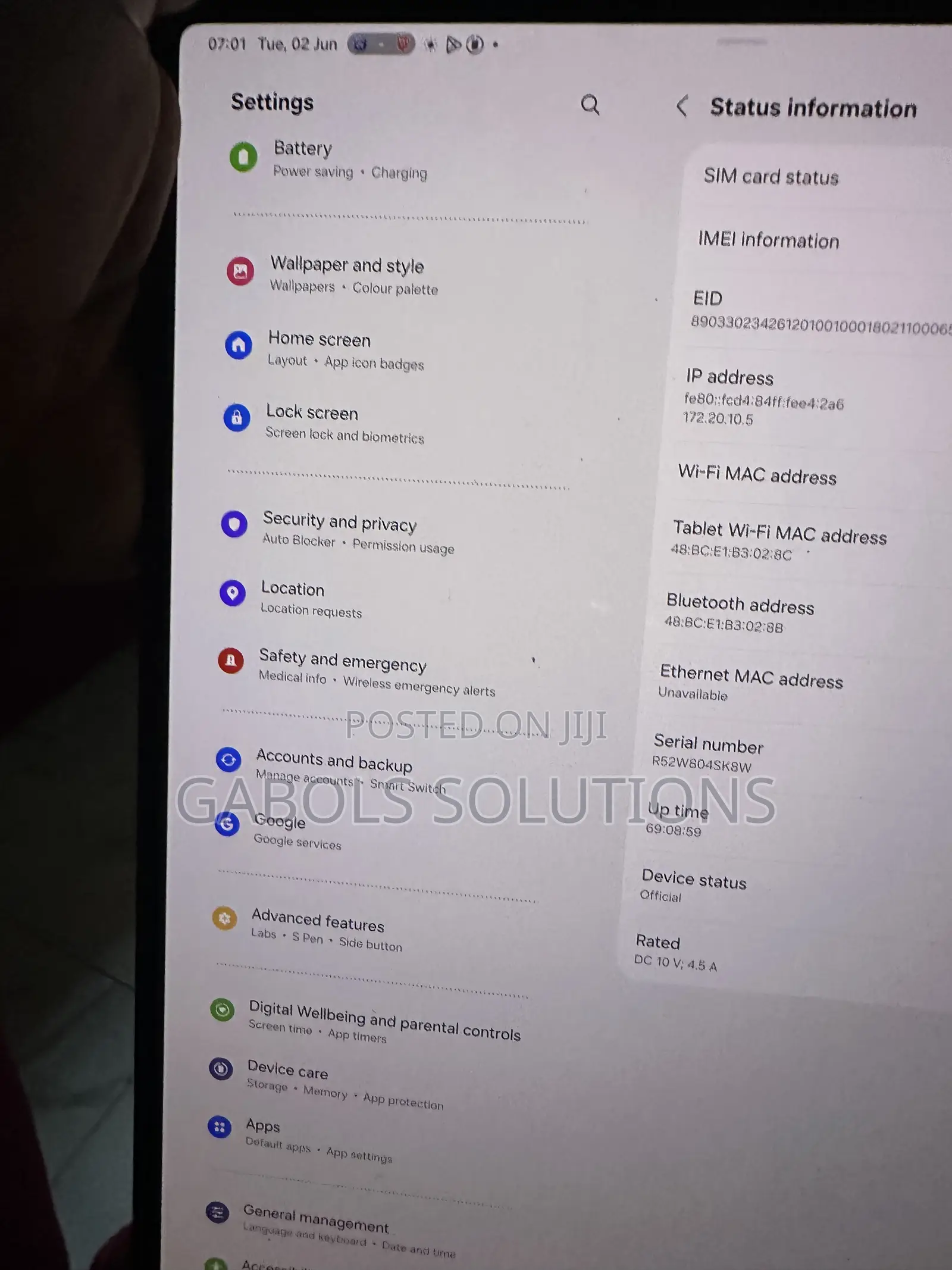 Samsung Galaxy Tab S9 Ultra 256 GB Black