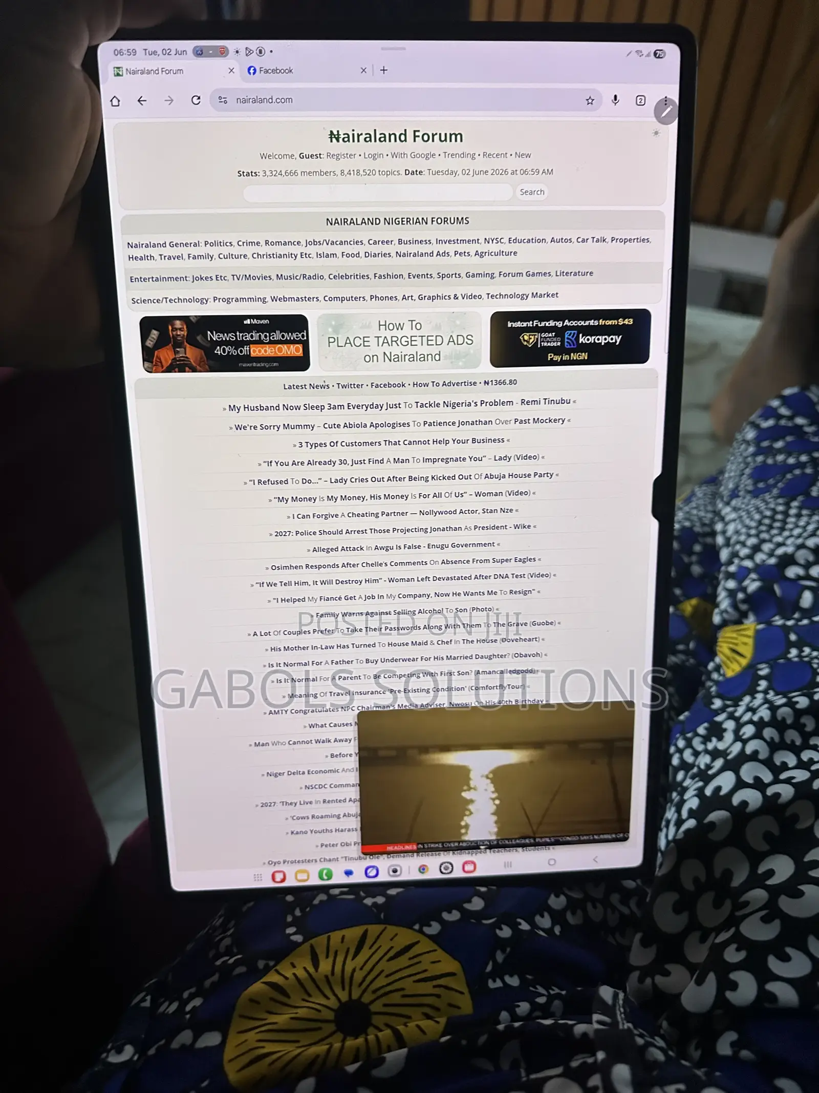 Samsung Galaxy Tab S9 Ultra 256 GB Black