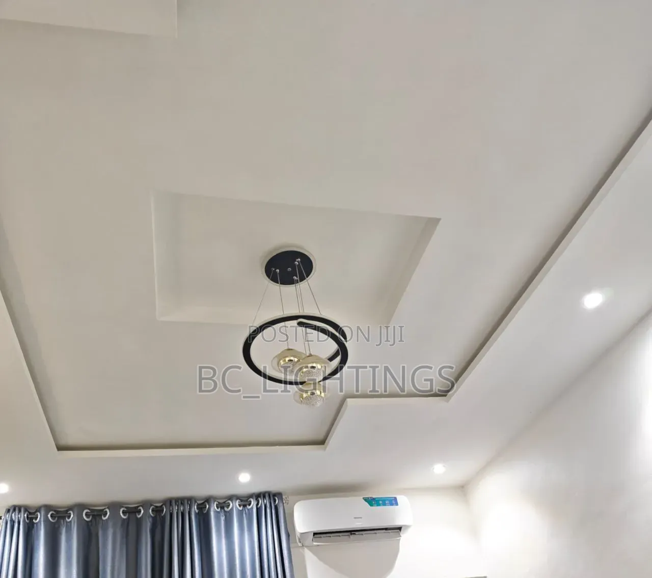 Led Modern Chandelier Restaurant Lamp Minimalist Living Room Light