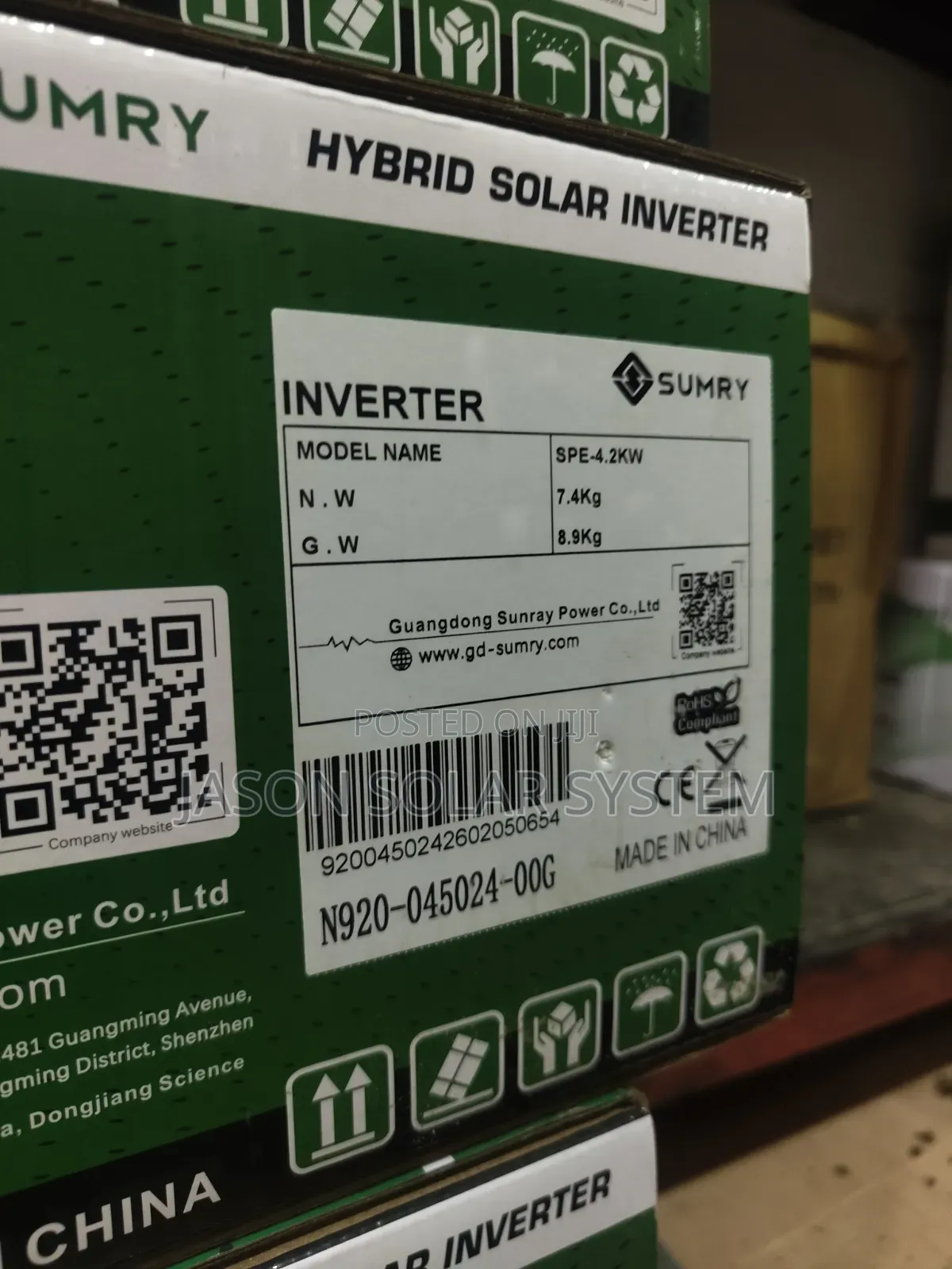 4.2kva Hybrid Inverter Sumry