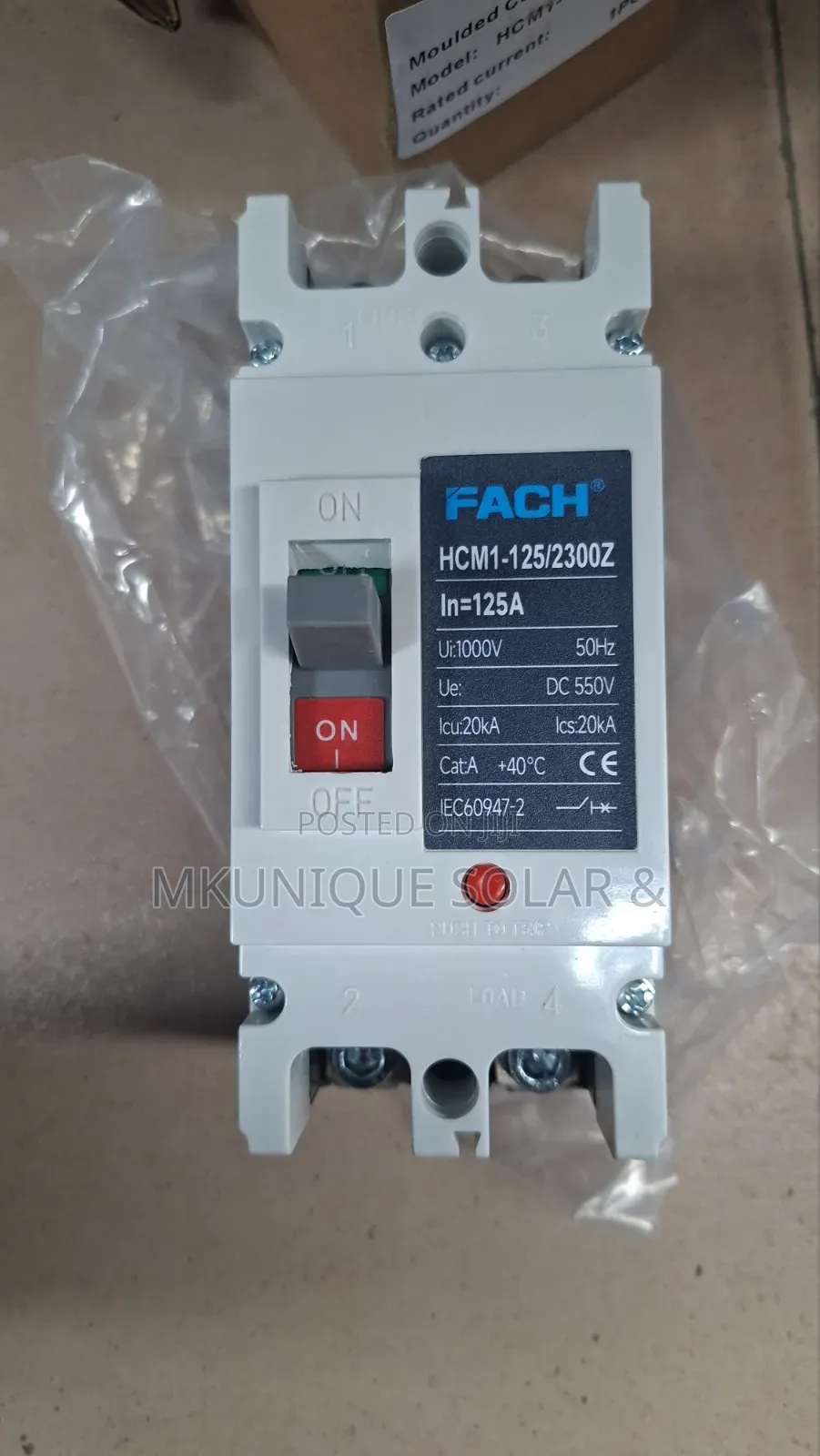 125a Dc Circuit Breaker