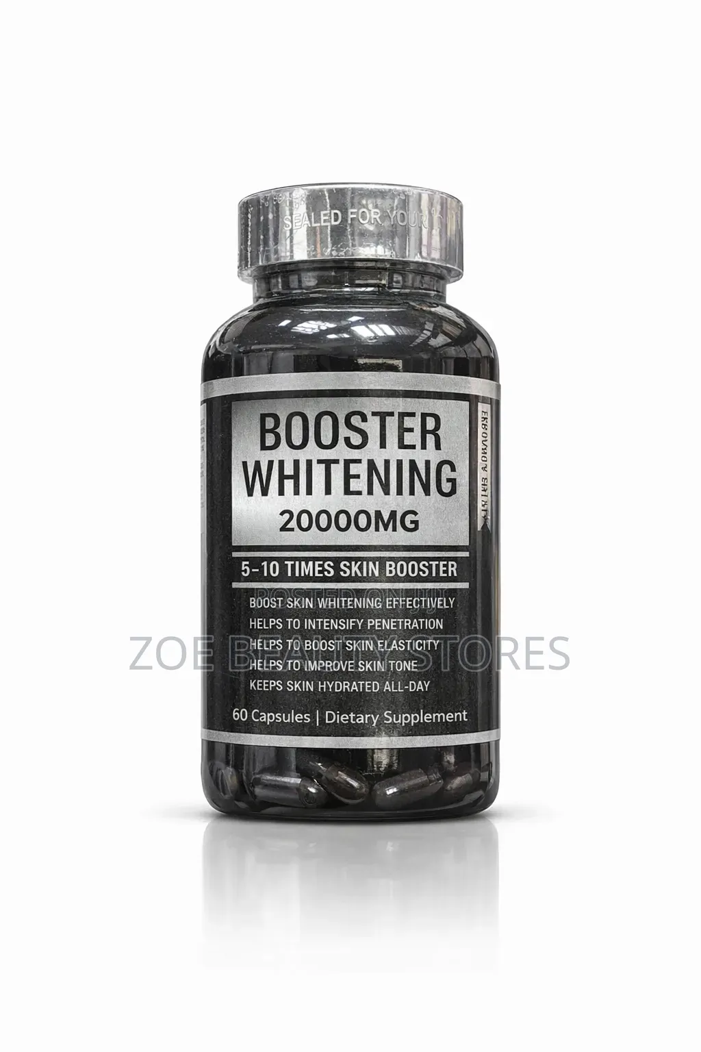 Booster Whitening 20000mg Capsules (60 Capsules)
