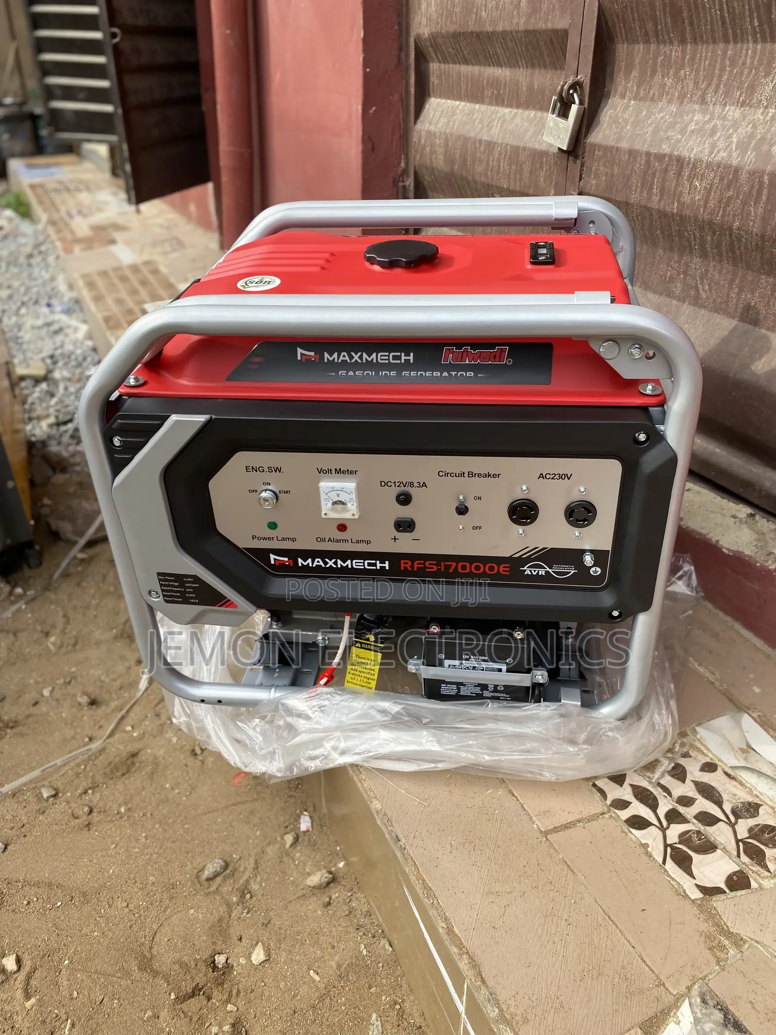 Maxmech 15kva Heavy Duty Petrol Generator With Key Start