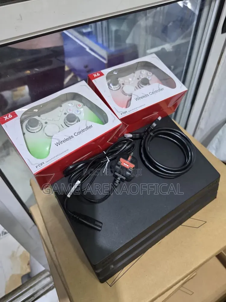  Ps4 Pro Gaming Console + 2 Pads + Action Games