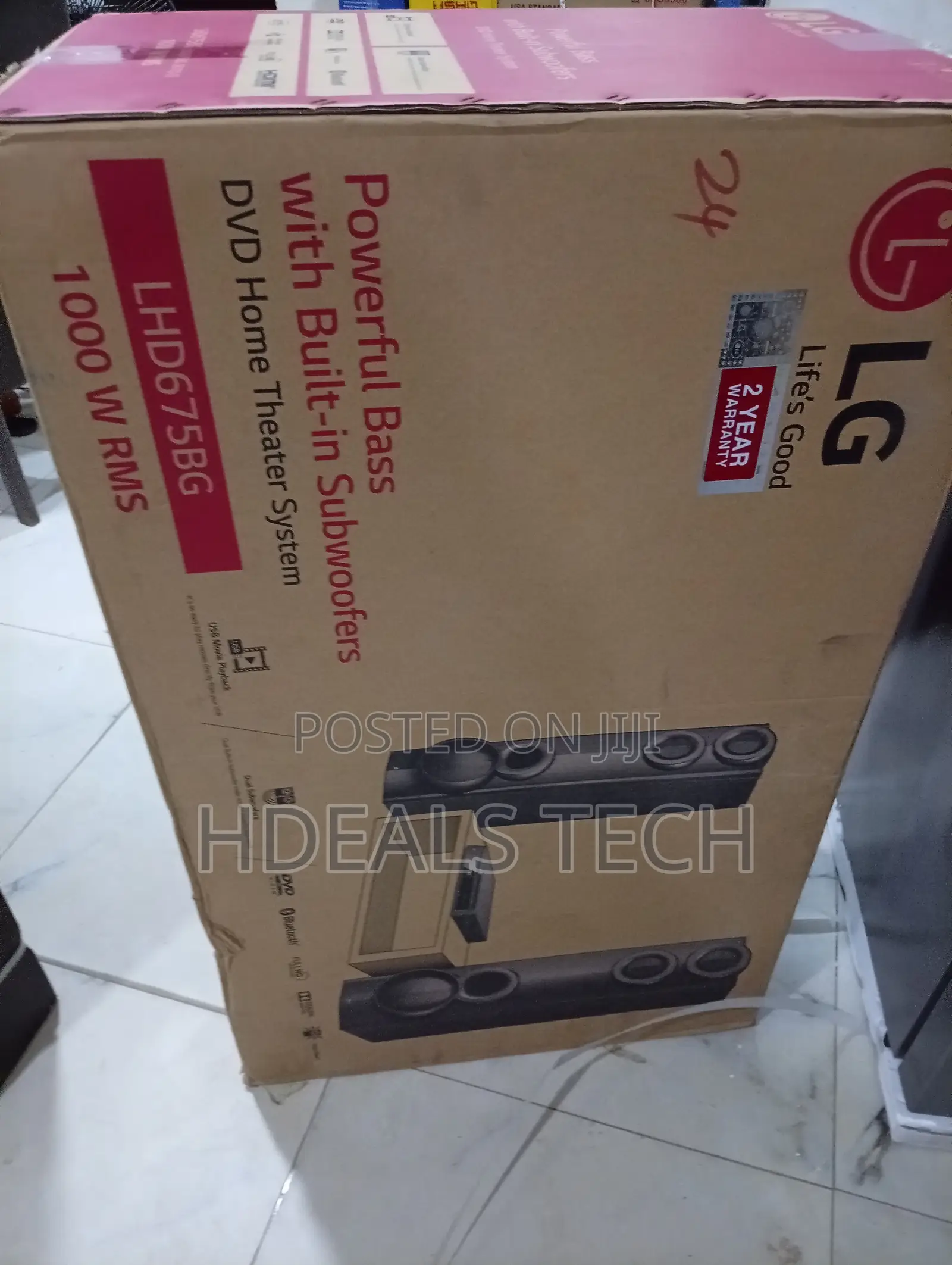 Lg 1000w Home Theater System With Bluetooth Connectivity