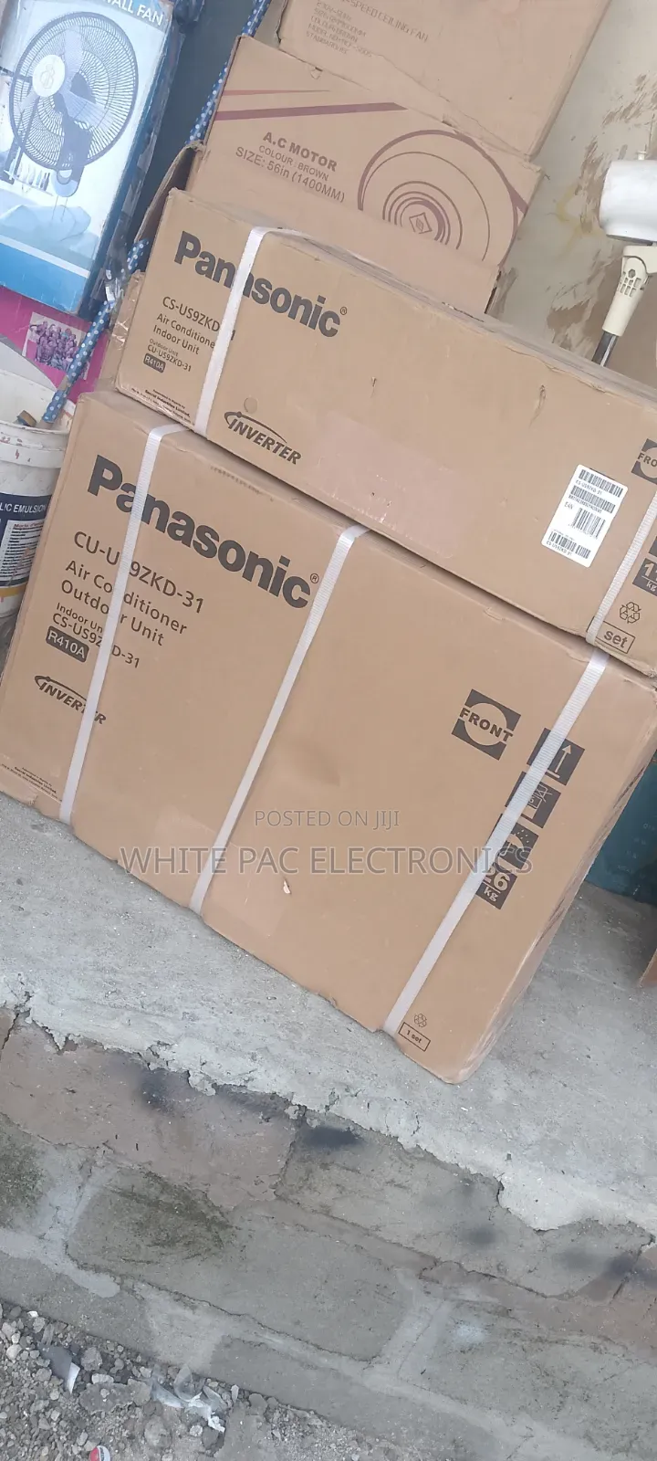 New Inverter Panasonic 1hp Spilt Unit Copper ( Original ) Fast Cooling