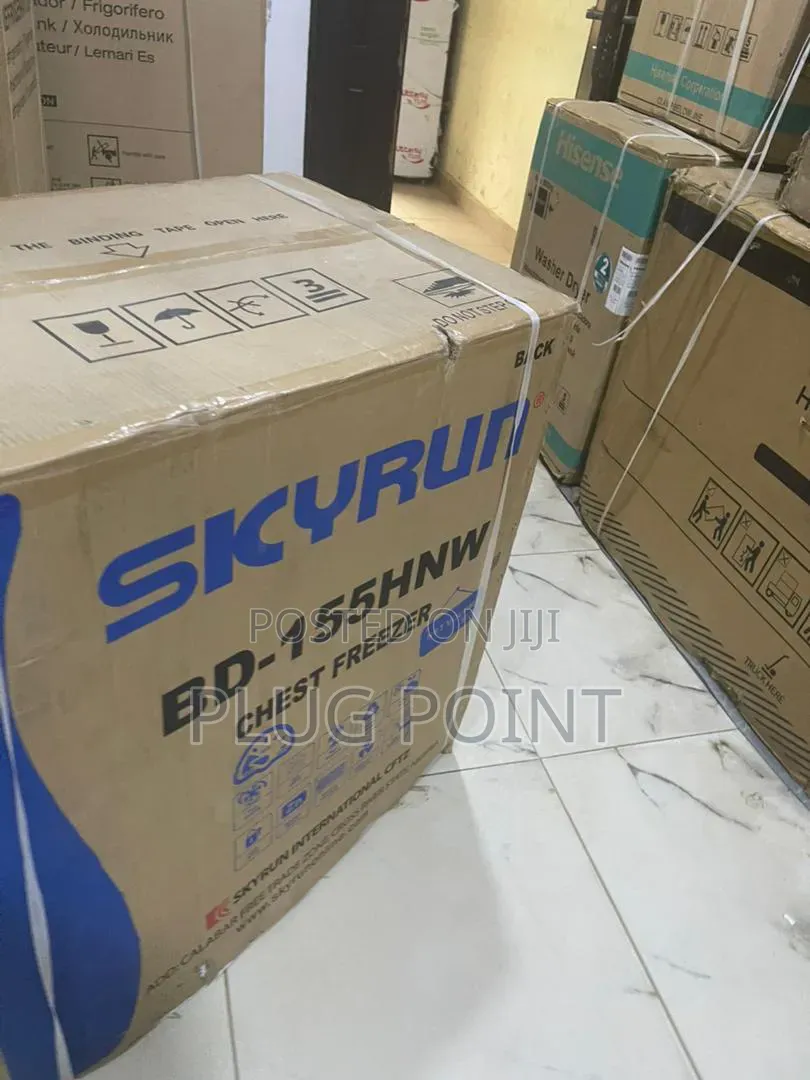 Skyrun 155l Compact Chest Freezer With Large Storage Capacity