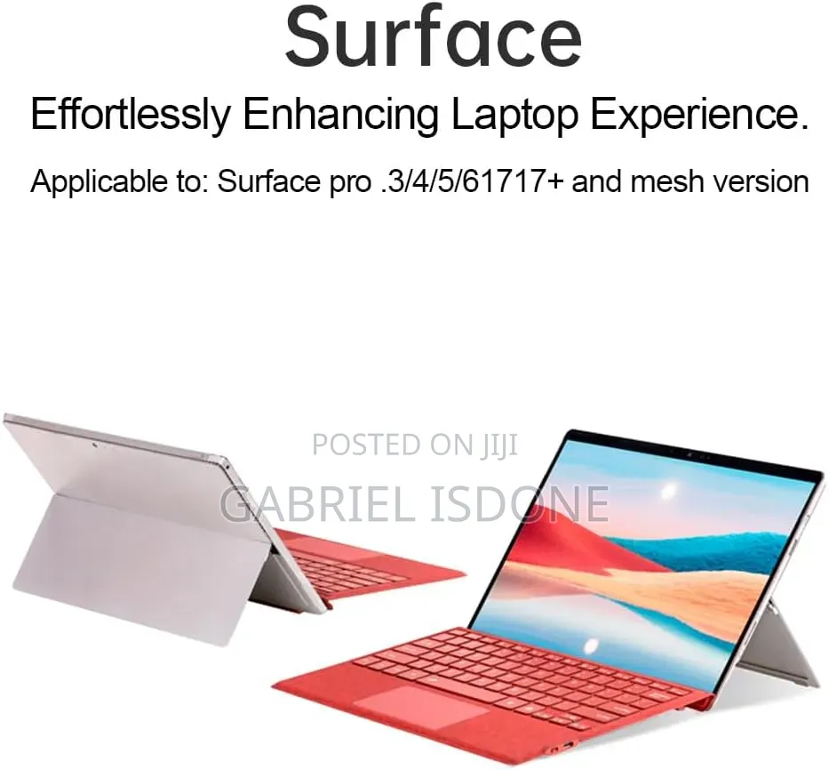 Surface Pro 7+/7/6/5/4/3 Type Cover, Ultra-Slim Keyboard Compatible