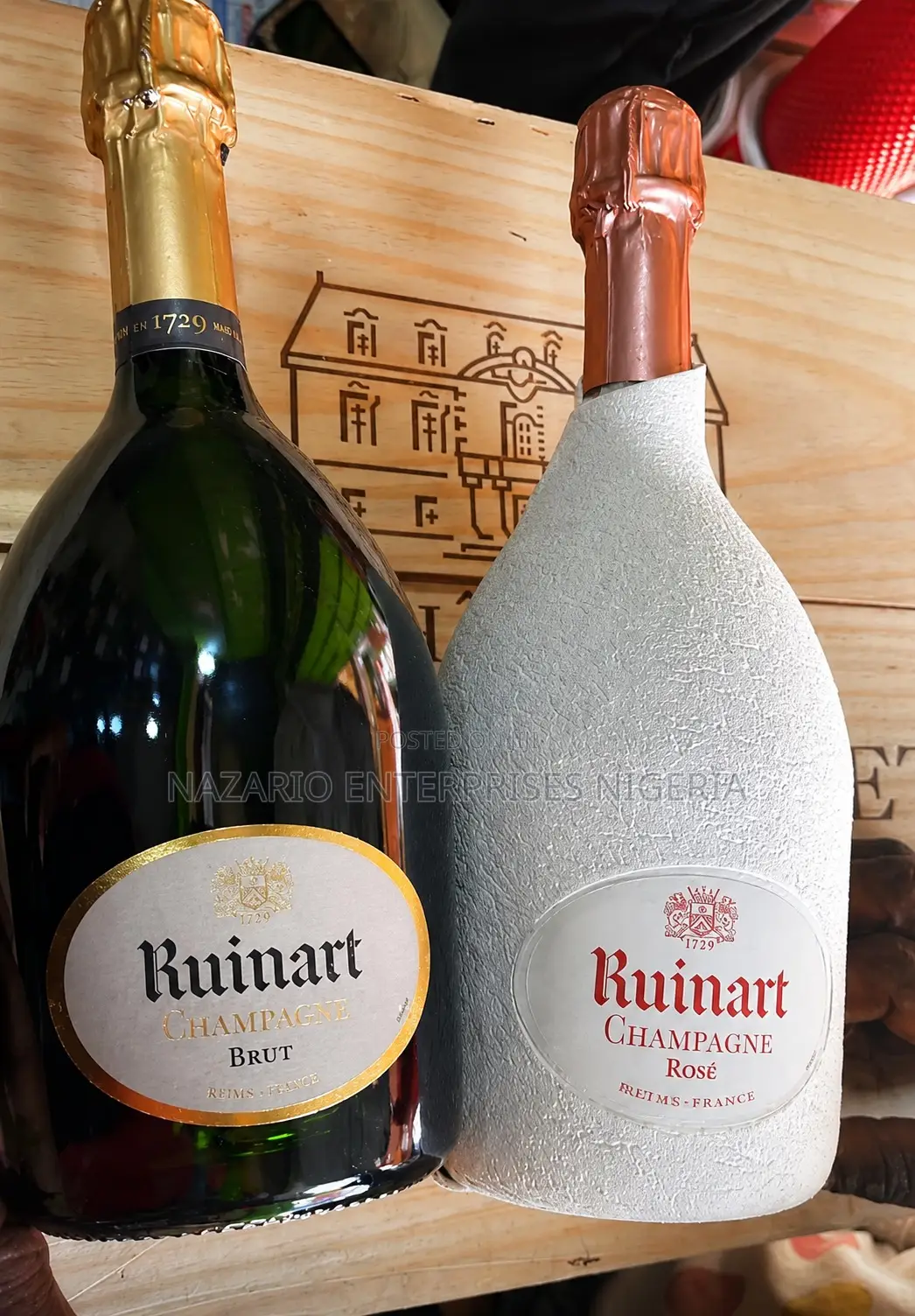 Ruinart Rosé Champagne — Price of 12 Bottles