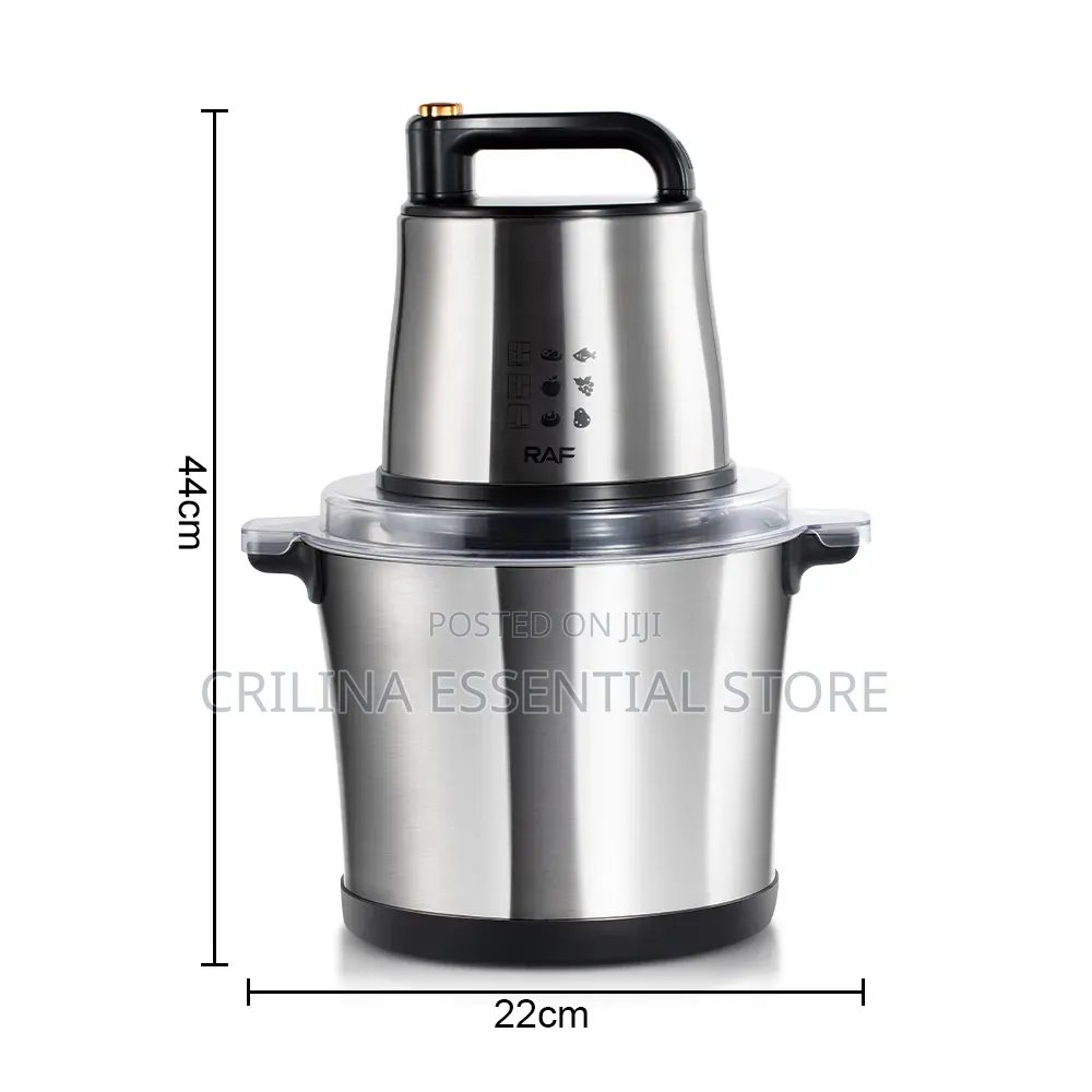 Raf 10l Food Processor Stainless Steel Meat Grinder and Food Chopper