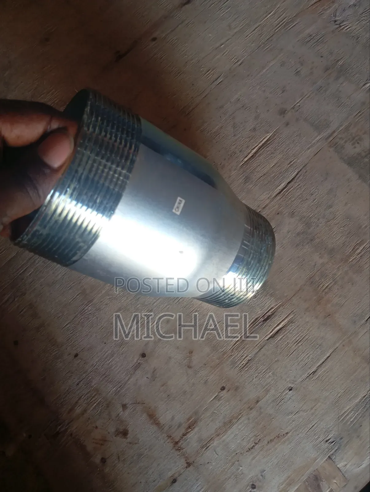 4" X 3" Galvanised Steel King Nipple
