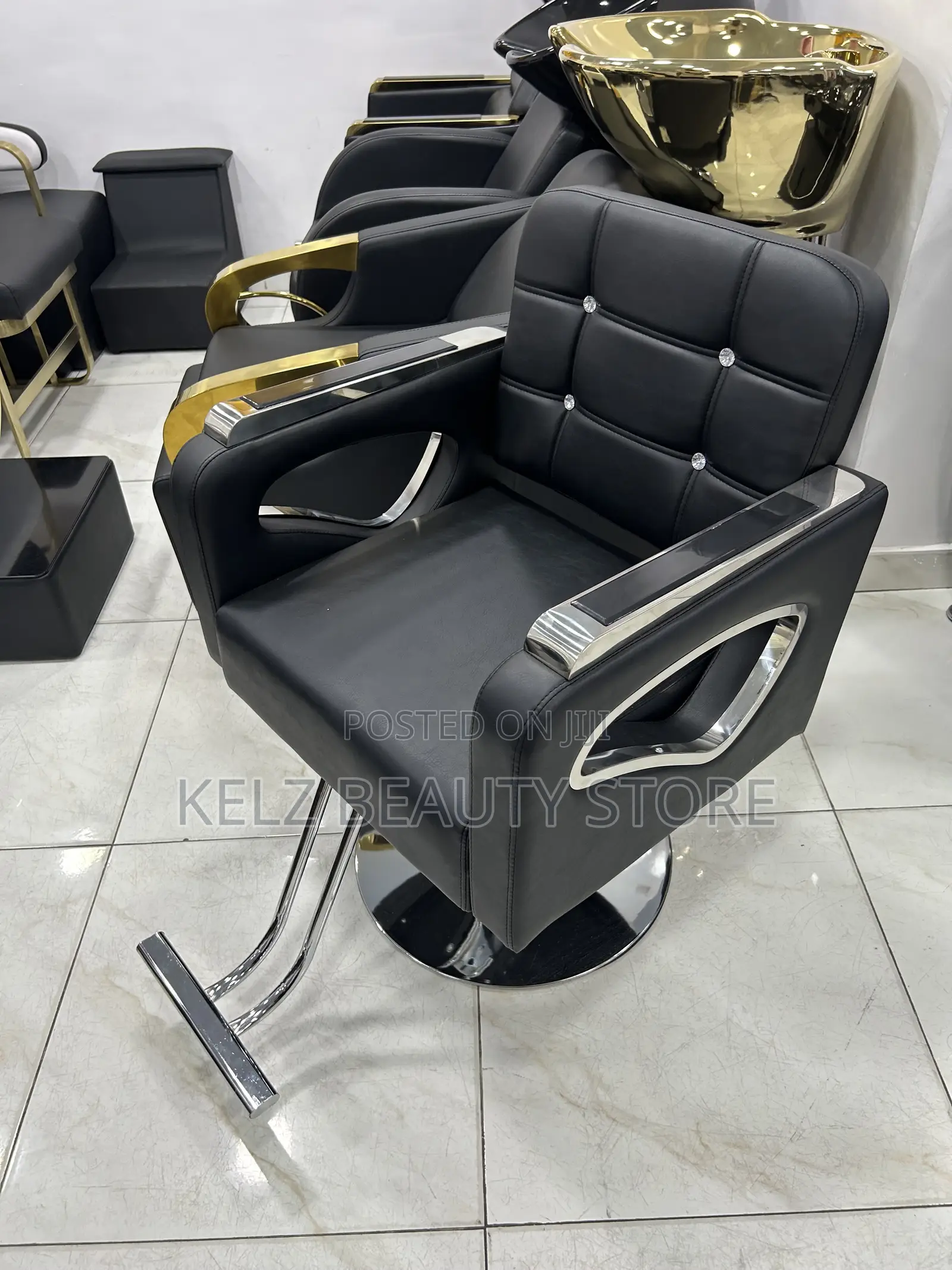 Beautiful Styling/Salon Chair (H117 Button)
