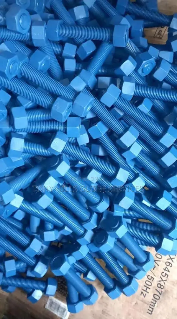11⁄8x200mm Stud Bolt's Teflon Coated