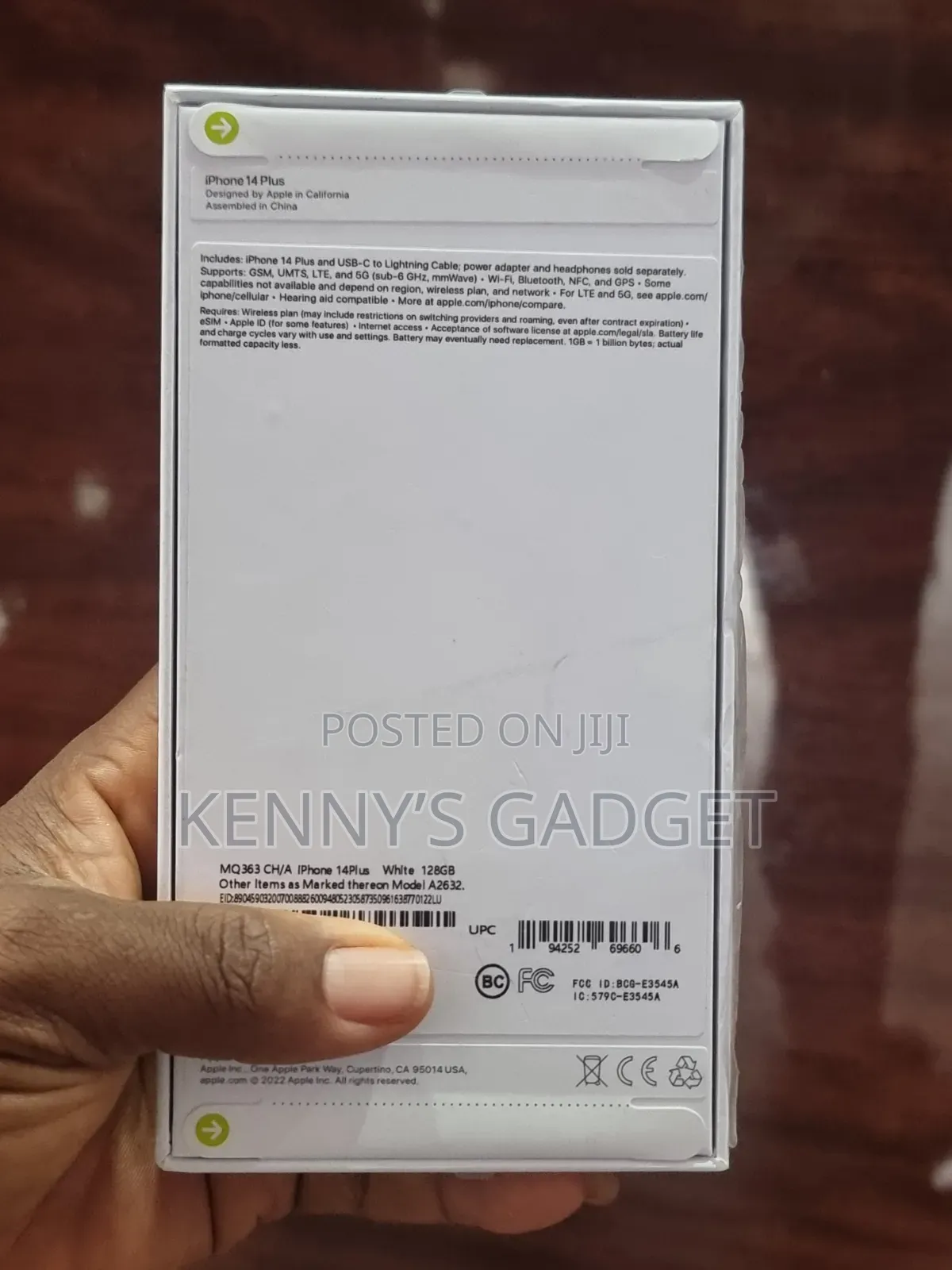 New Apple iPhone 14 Plus 256 GB White