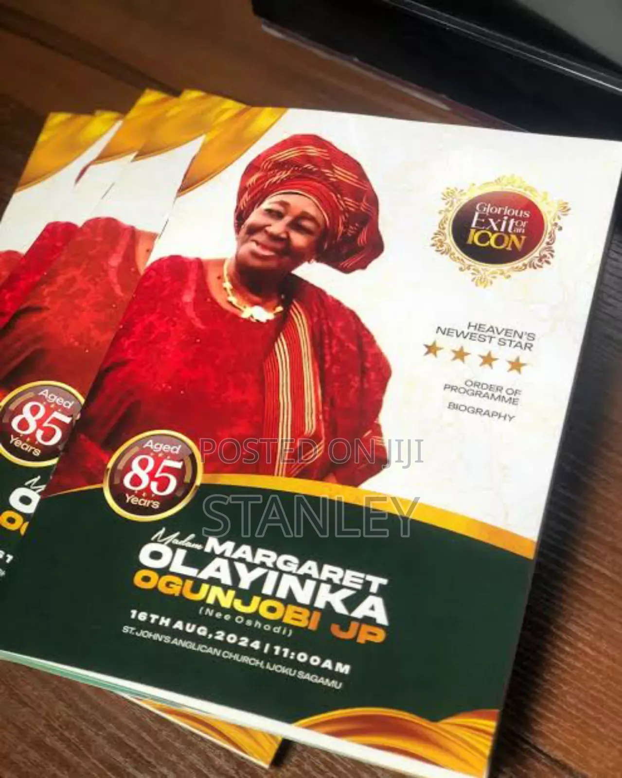 Burial / Funeral Program / Brochure