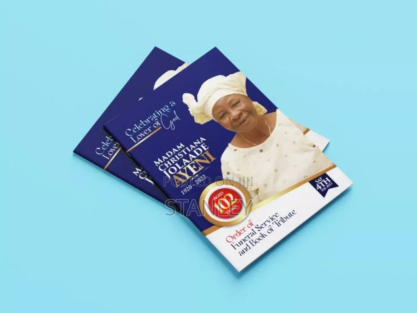 Burial / Funeral Program / Brochure