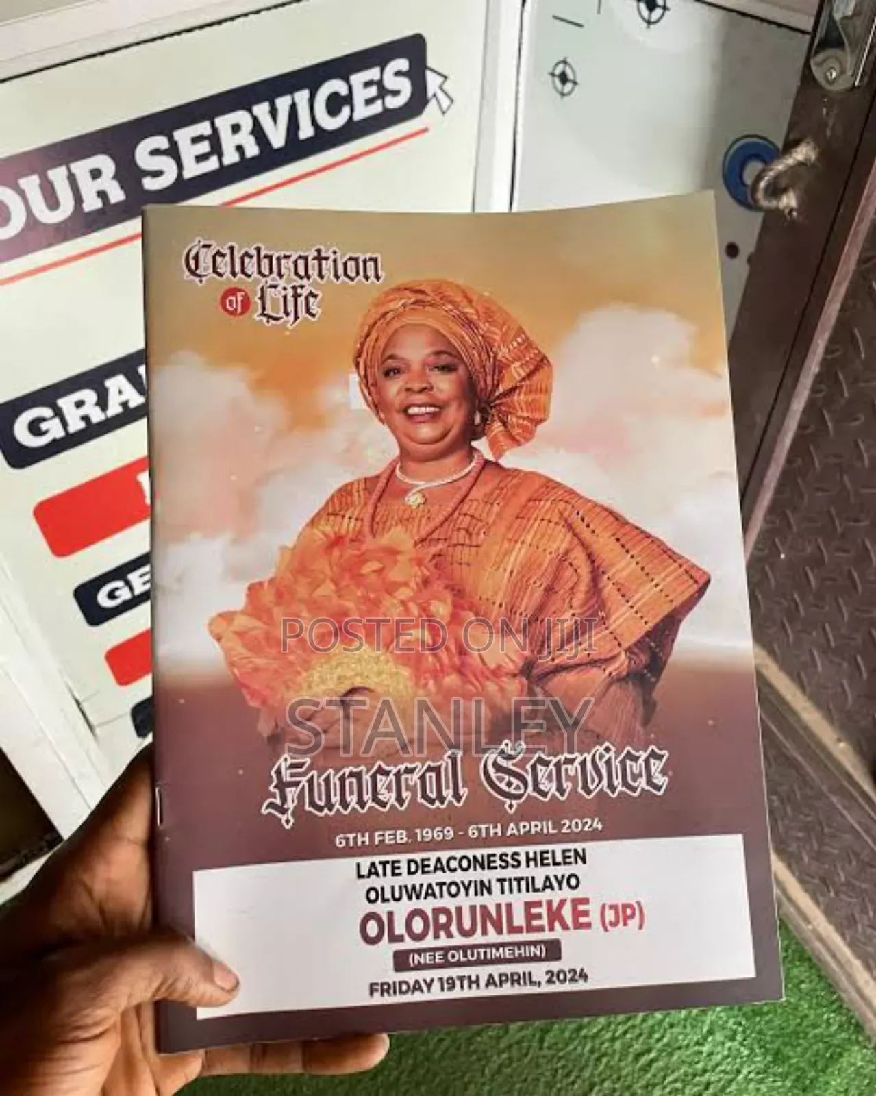 Burial / Funeral Program / Brochure