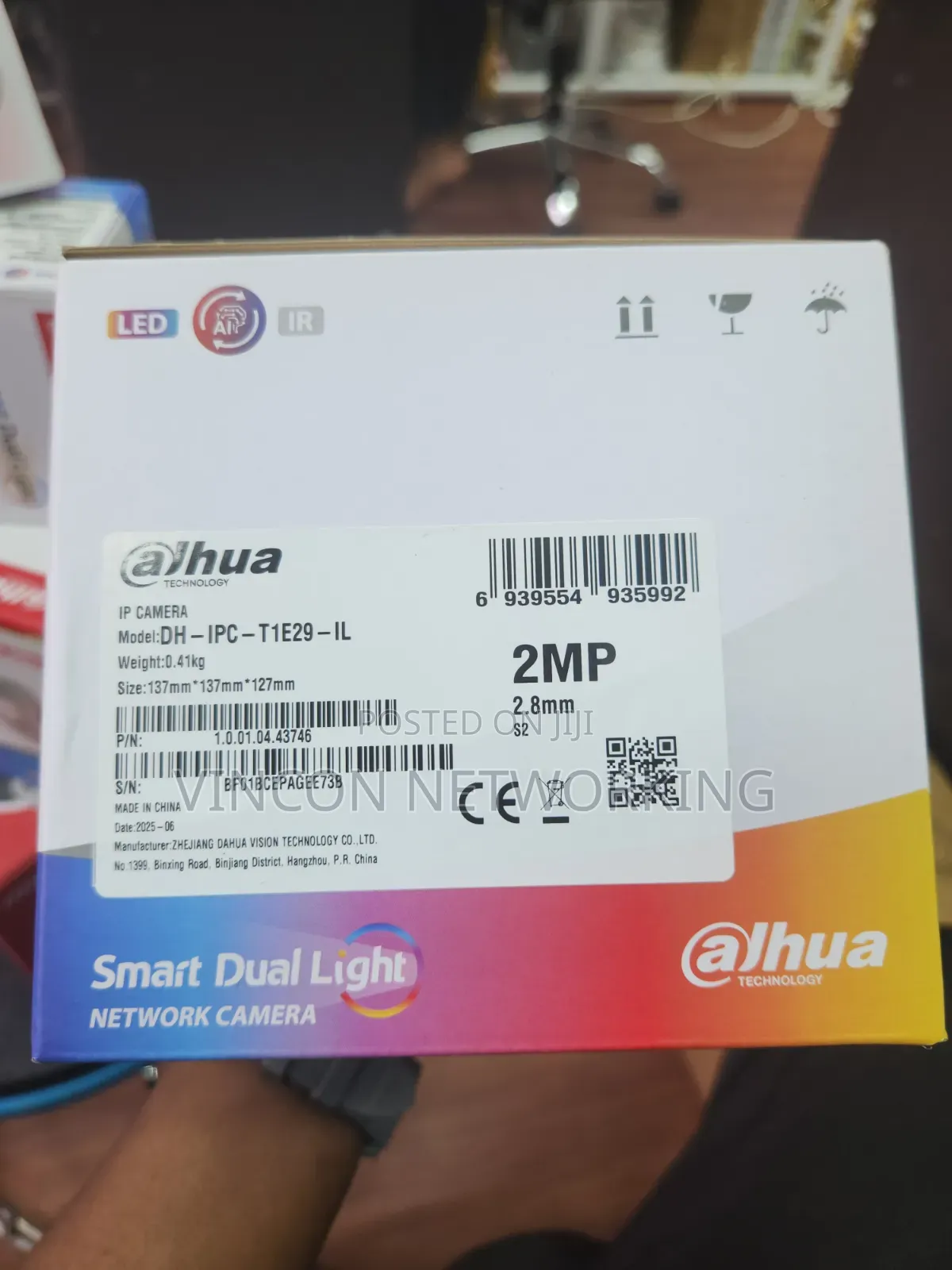 Dahua 2mp Ip Camera (Color Audio)