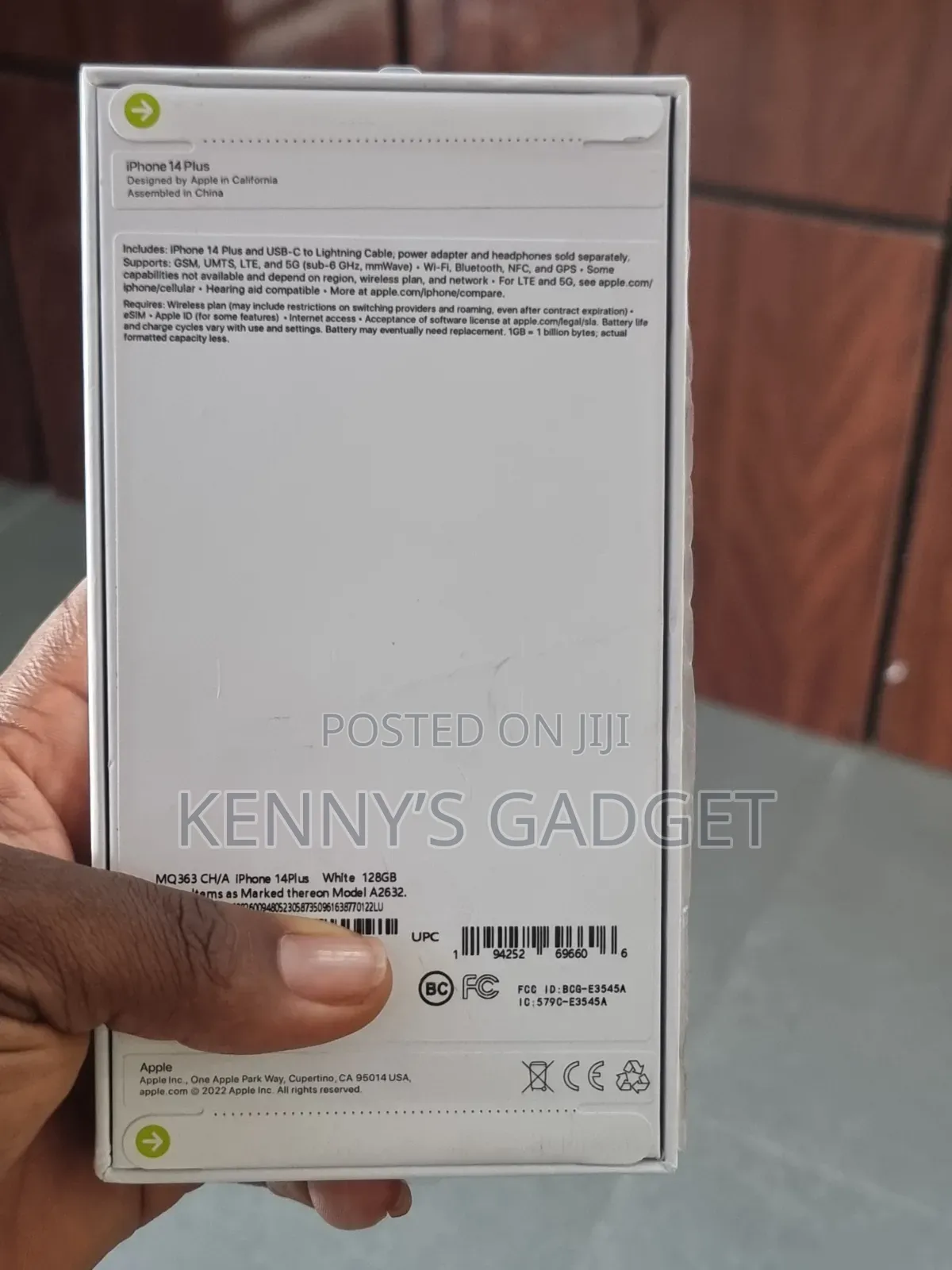 New Apple iPhone 14 Plus 128 GB White