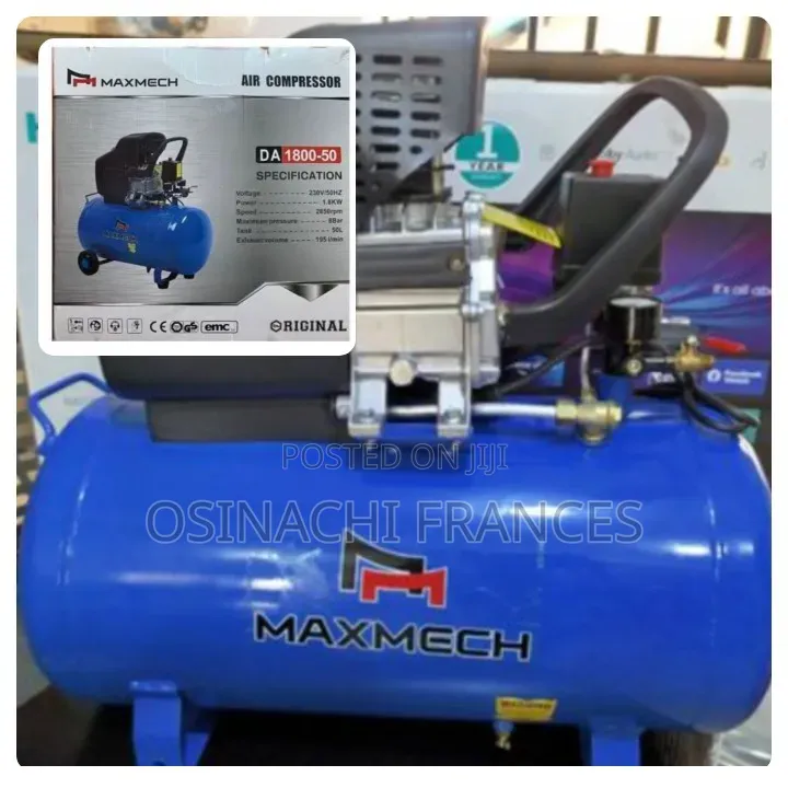 50liter -Maxmech Industrial Air Compressor 2hp With High Pressure