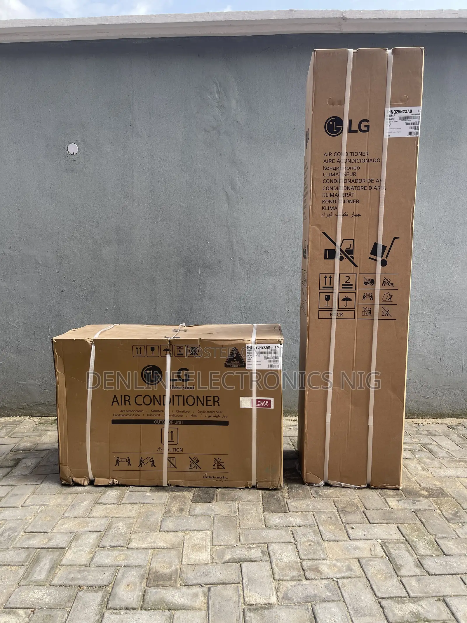 Brand New Original Lg 2.5hp Twin Tower Inverter Standing Ac