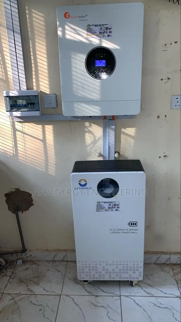 Lvtopsun 15kwh and Felicity Inverter 12kw 15w Pv Input