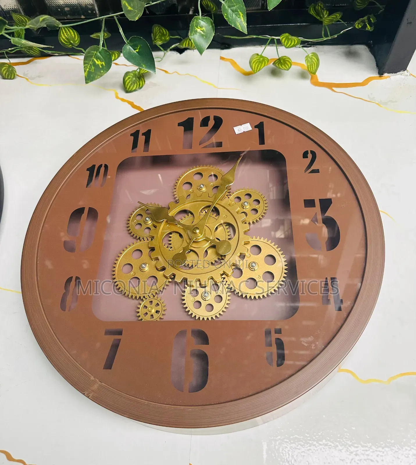 Industrial Gear Wall Clock