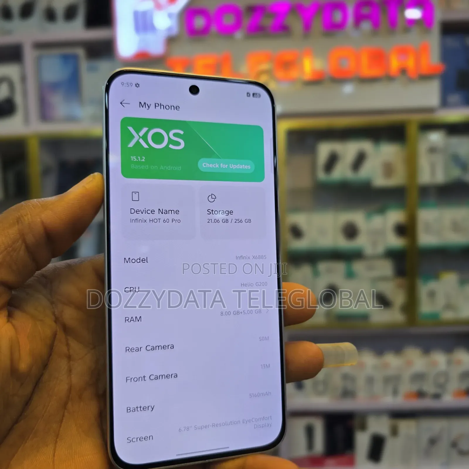Infinix Hot 60 Pro 256 GB White