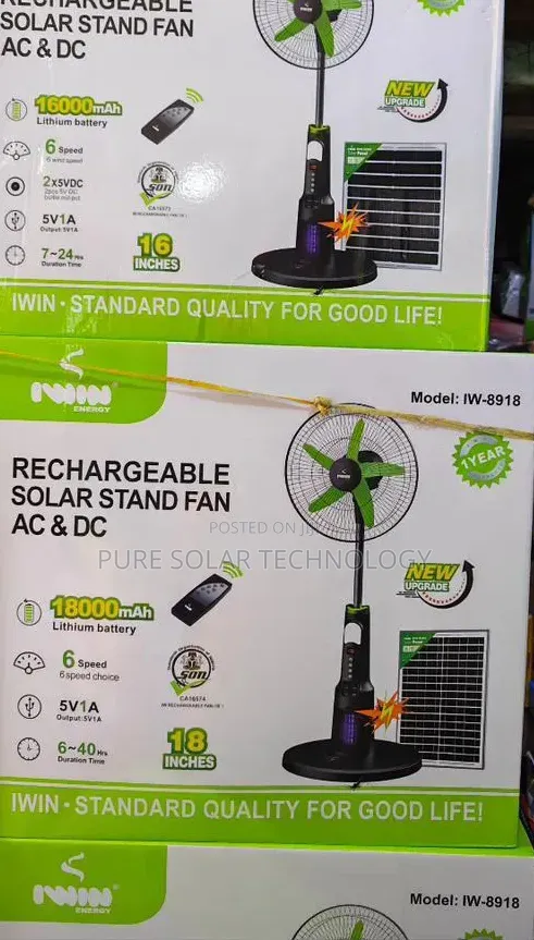 Rechargeable Fan