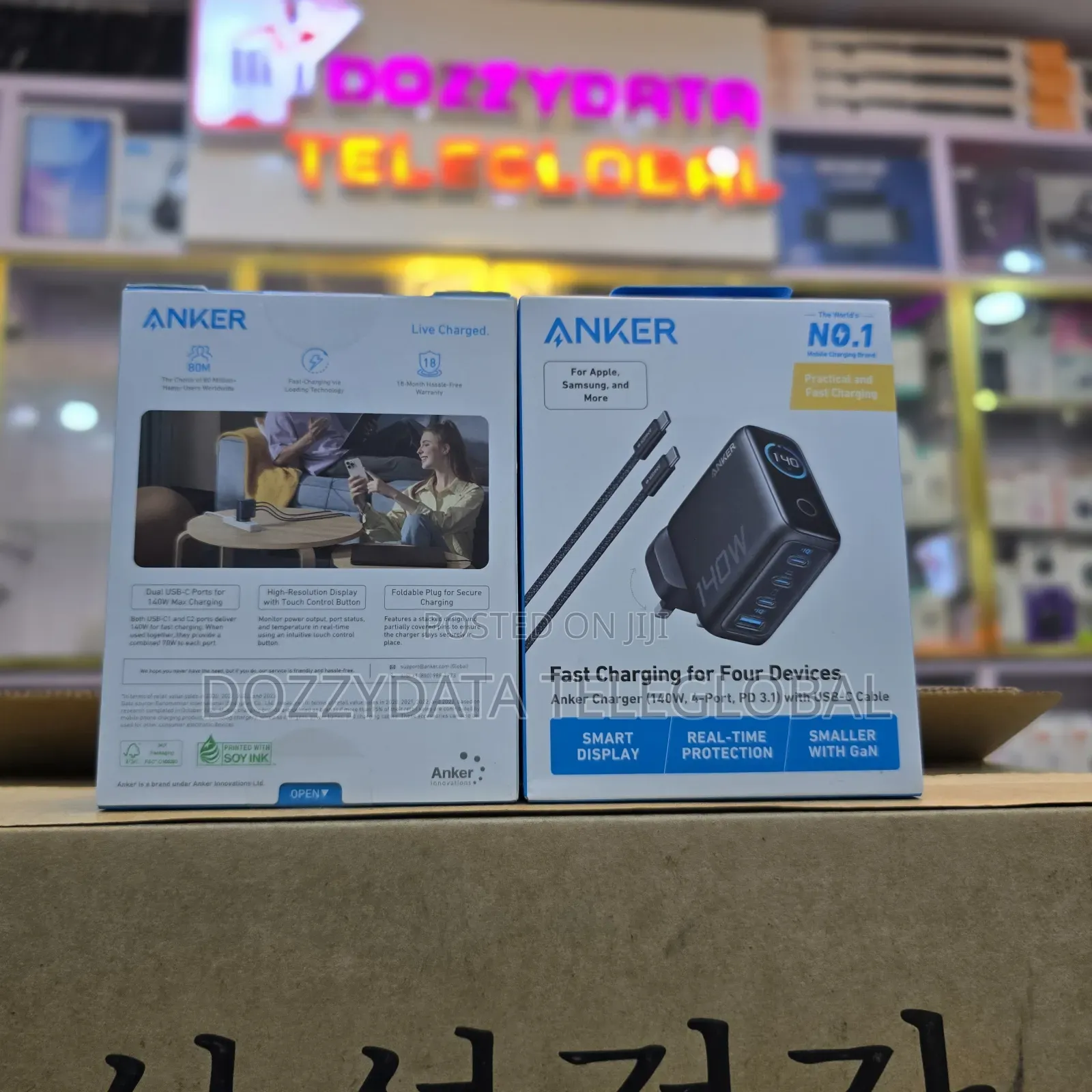 Anker Laptop 140w Usb C Charger, 4-Port Multi-Device Fast Charging