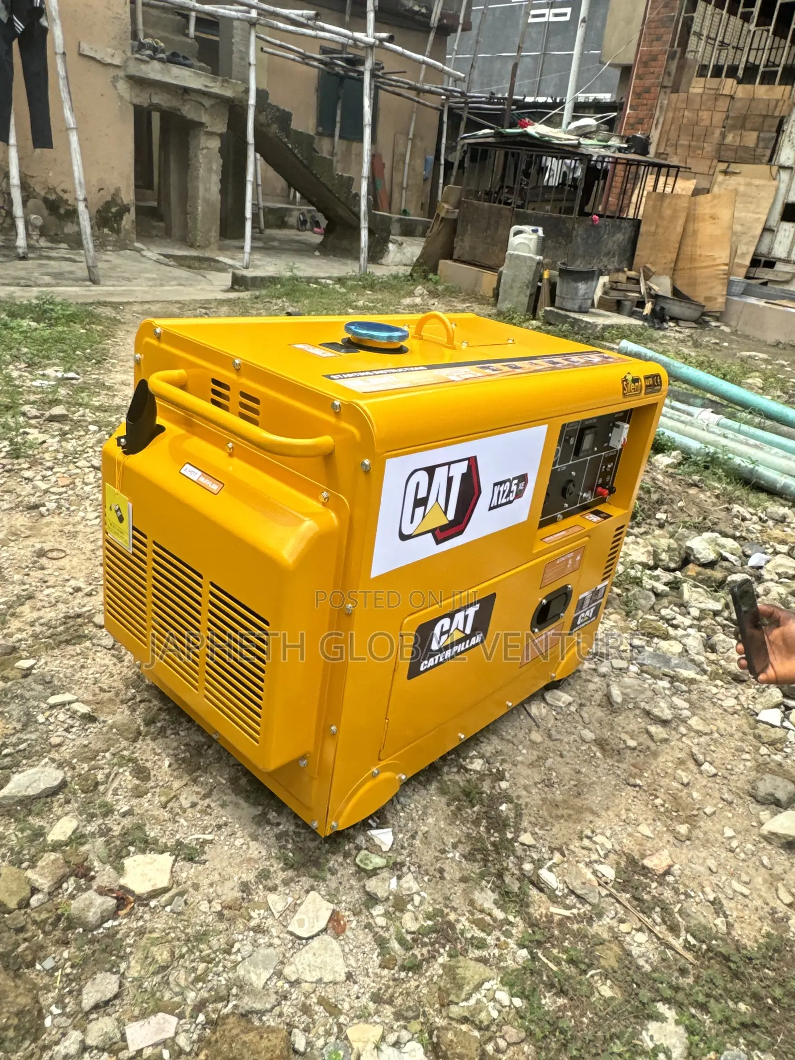 Premium Cat 10kva Silent Generator for Offices, Shops Homes